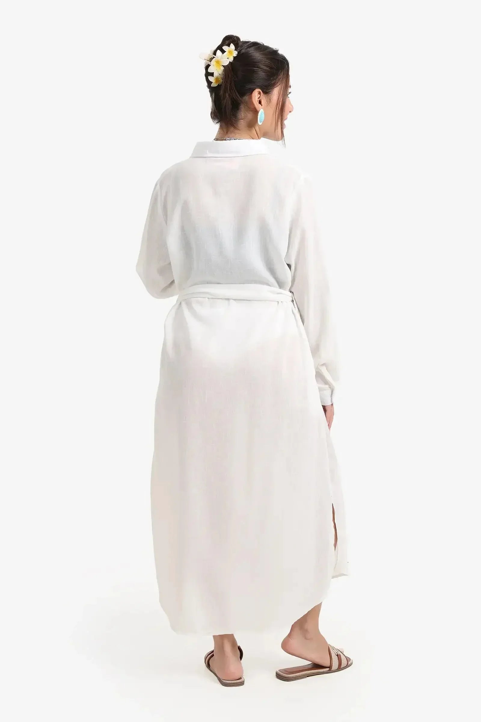 Carina - Beach Dress with Deatchable Belt 11