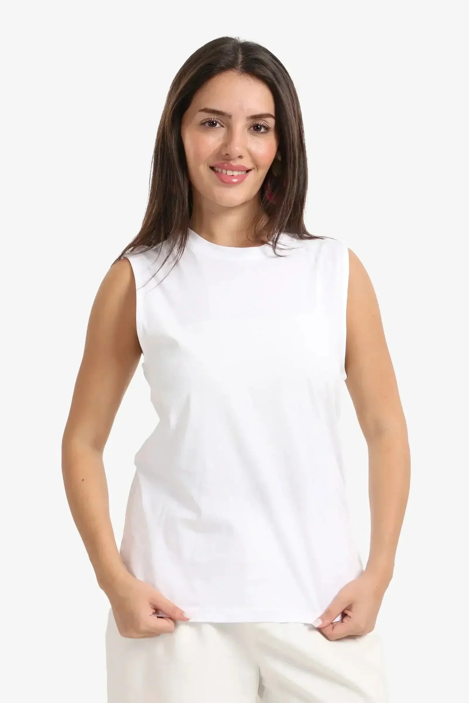Carina - Cotton Sleeveless Top 2