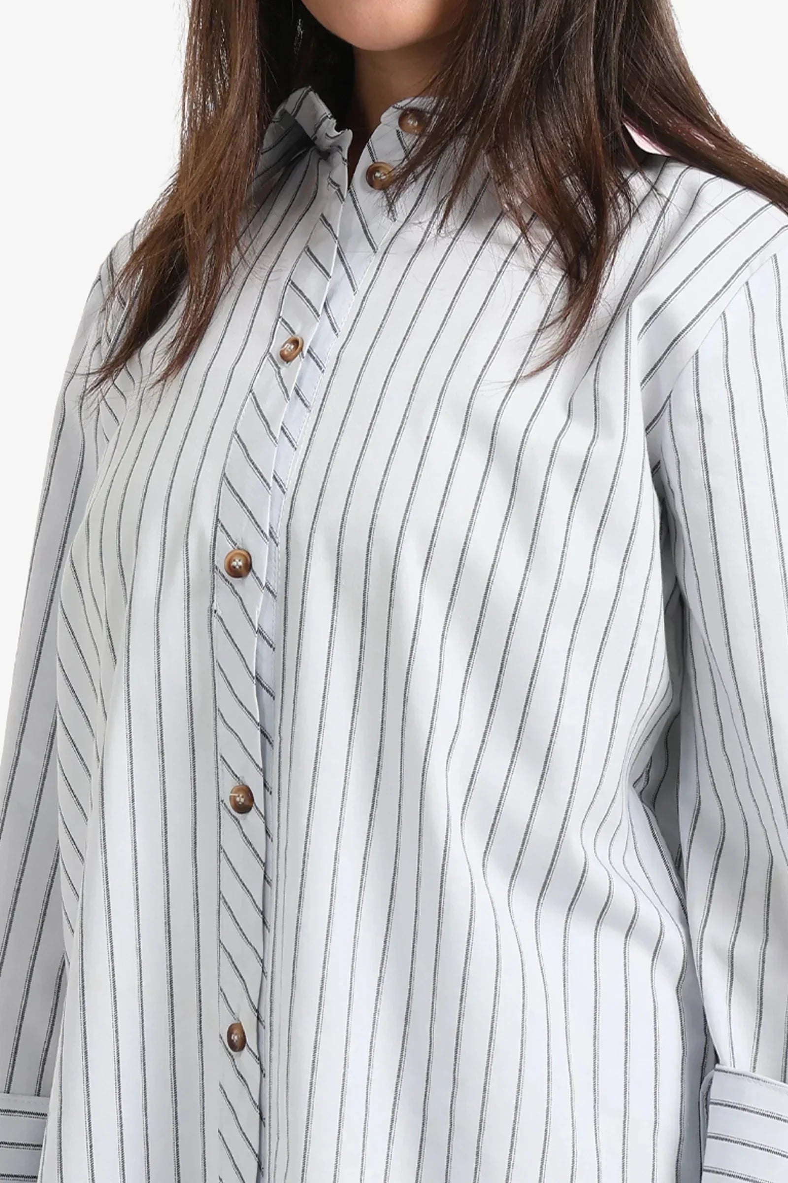 Carina - Blue Striped Shirt 4