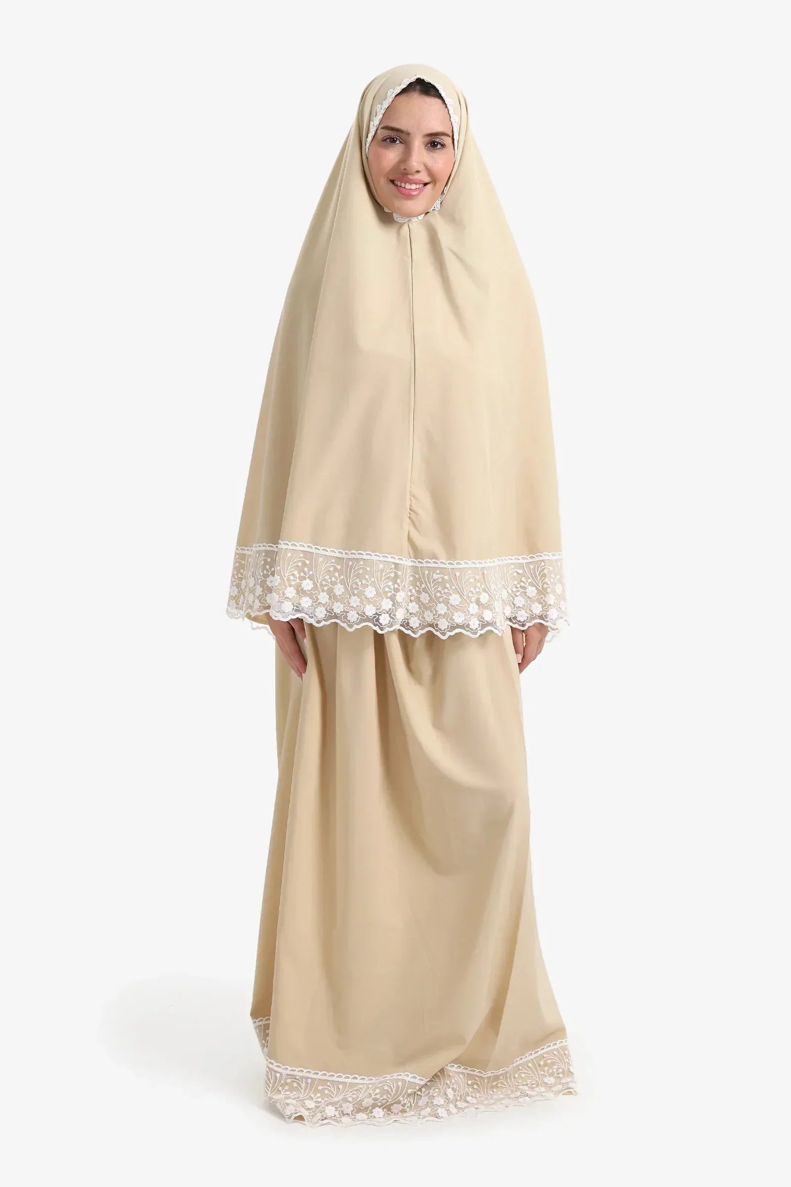 Carina - Prayer Set with Lace Trim 4