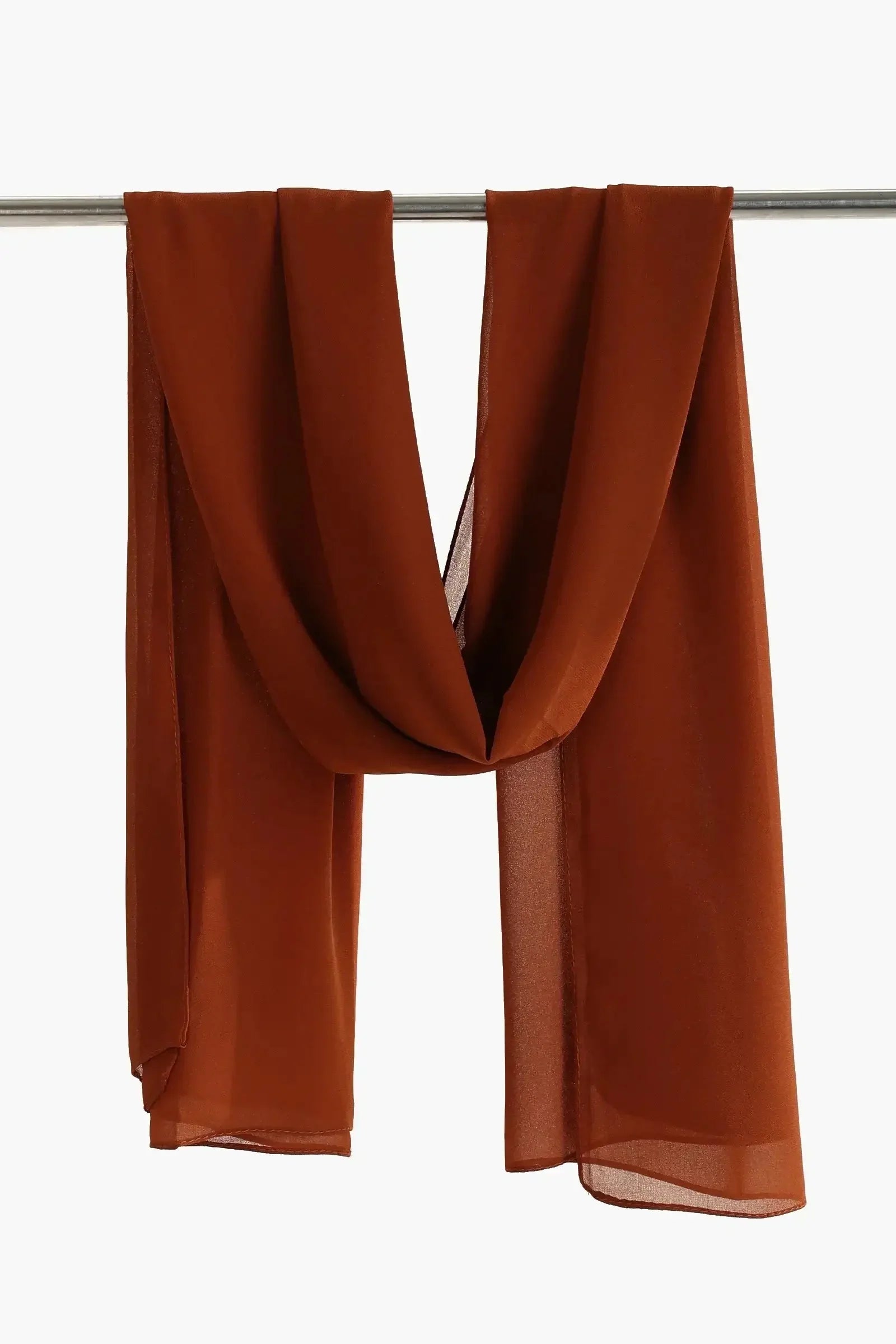 Carina - Solid Pattern Chiffon Scarf 5