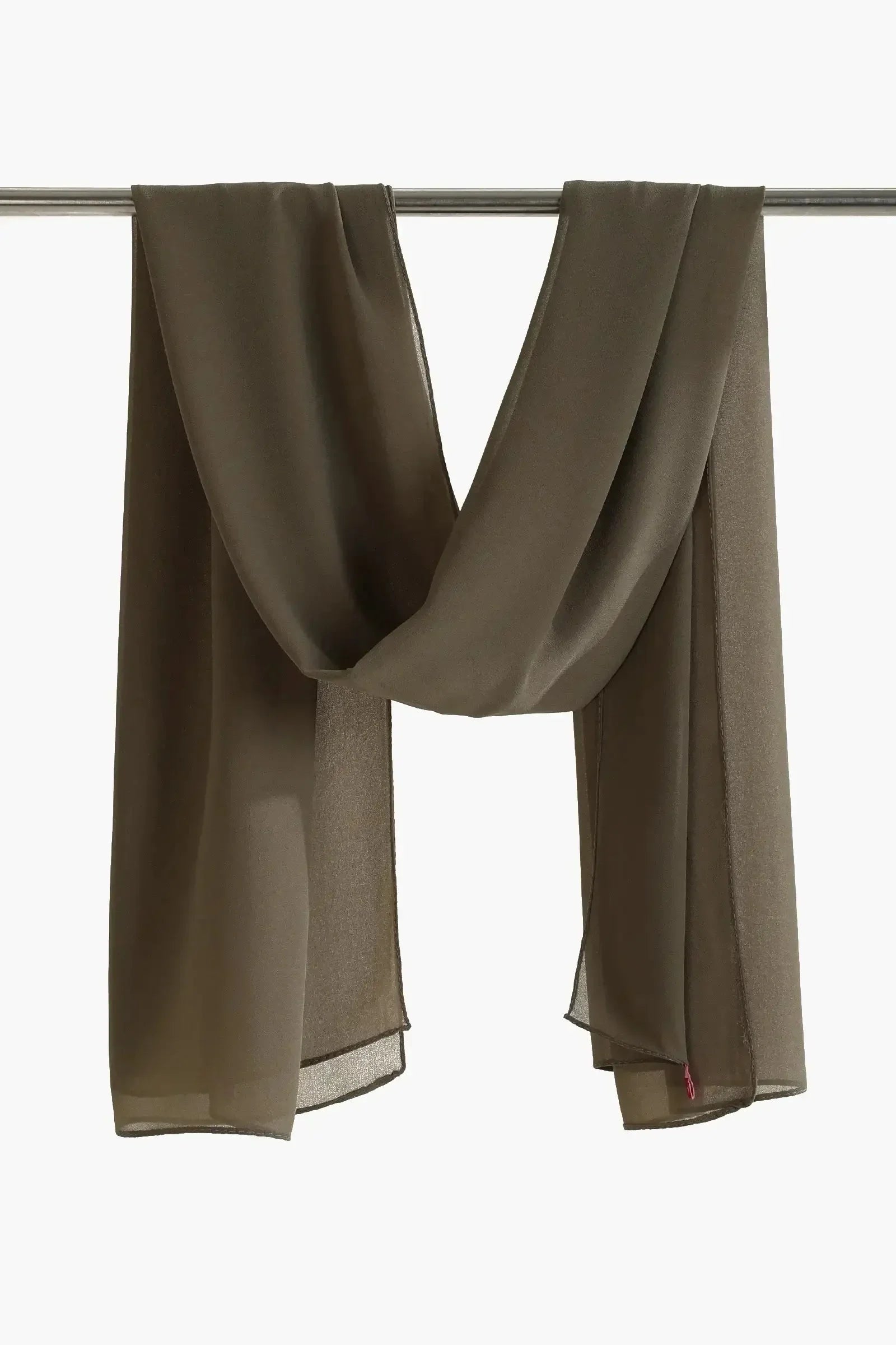 Carina - Solid Pattern Chiffon Scarf 1