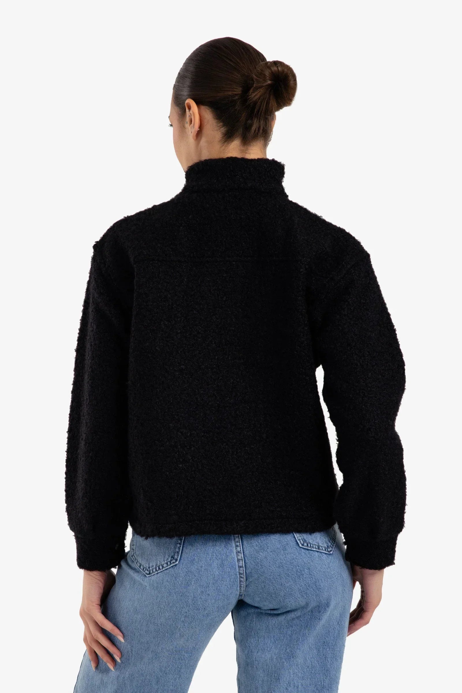 Clue - Stand Collar Wool Jacket 3