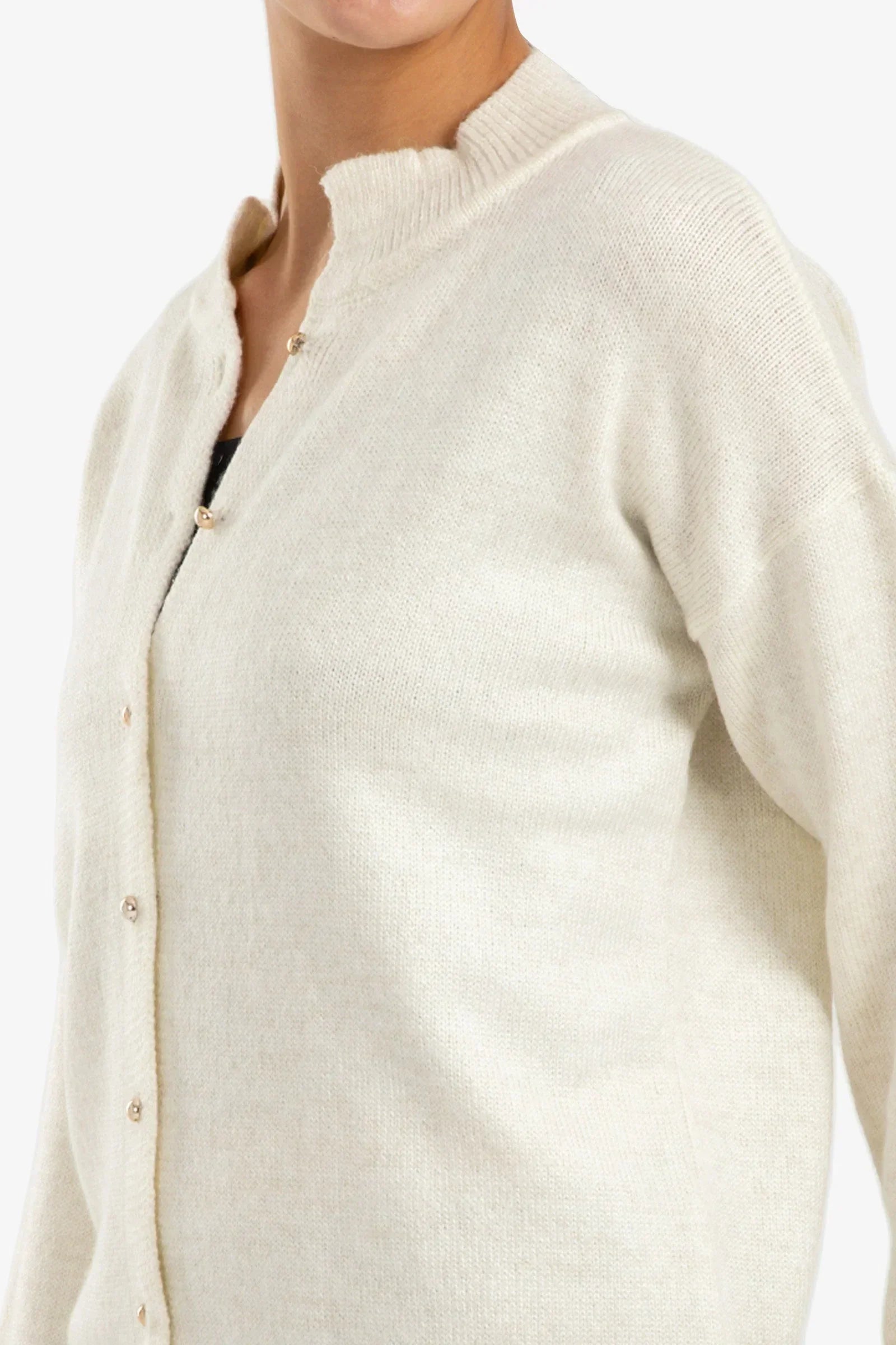 Clue - Knit Button-Front Cardigan 6