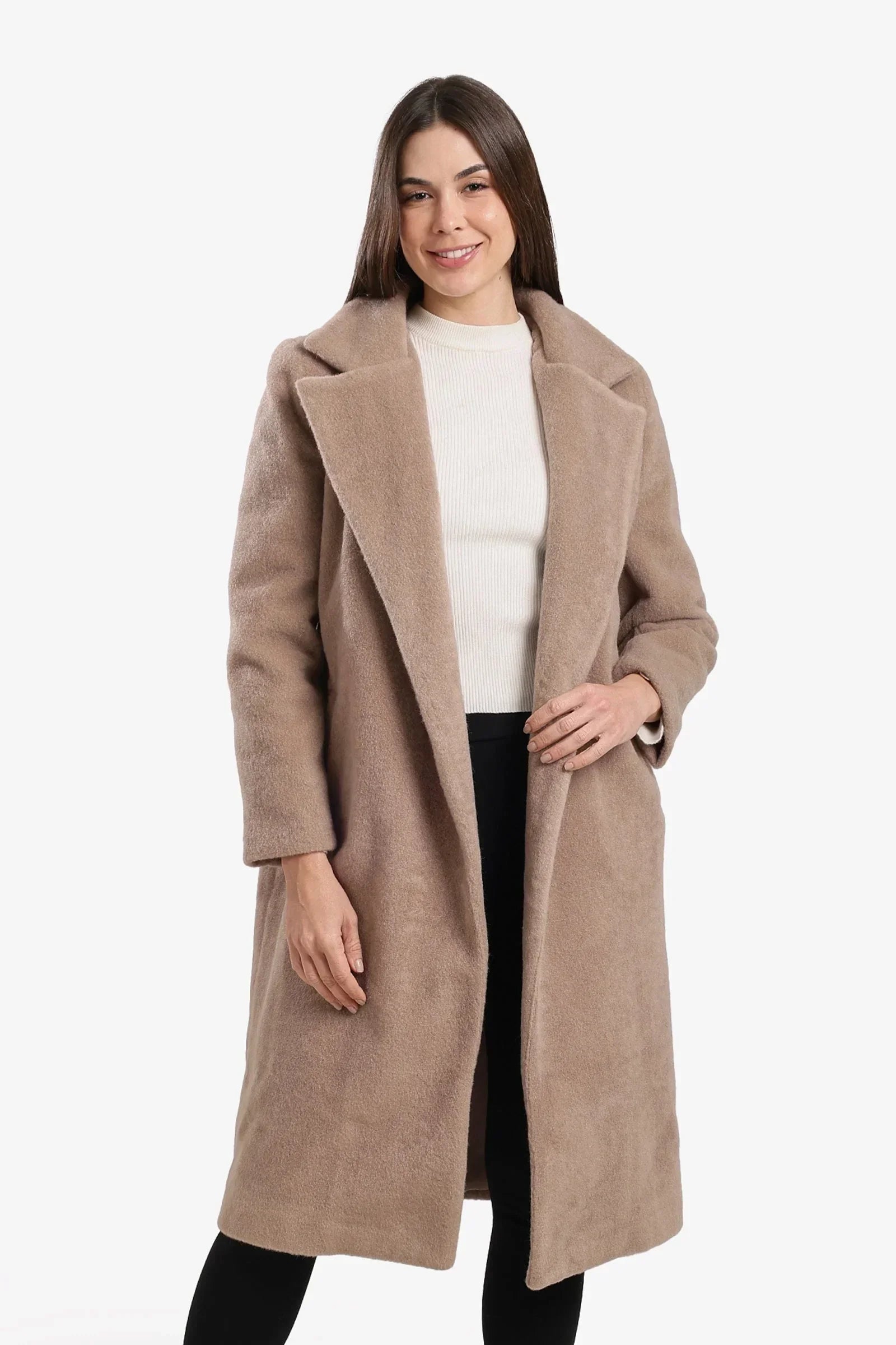 Clue - Open-Front Midi Coat 1