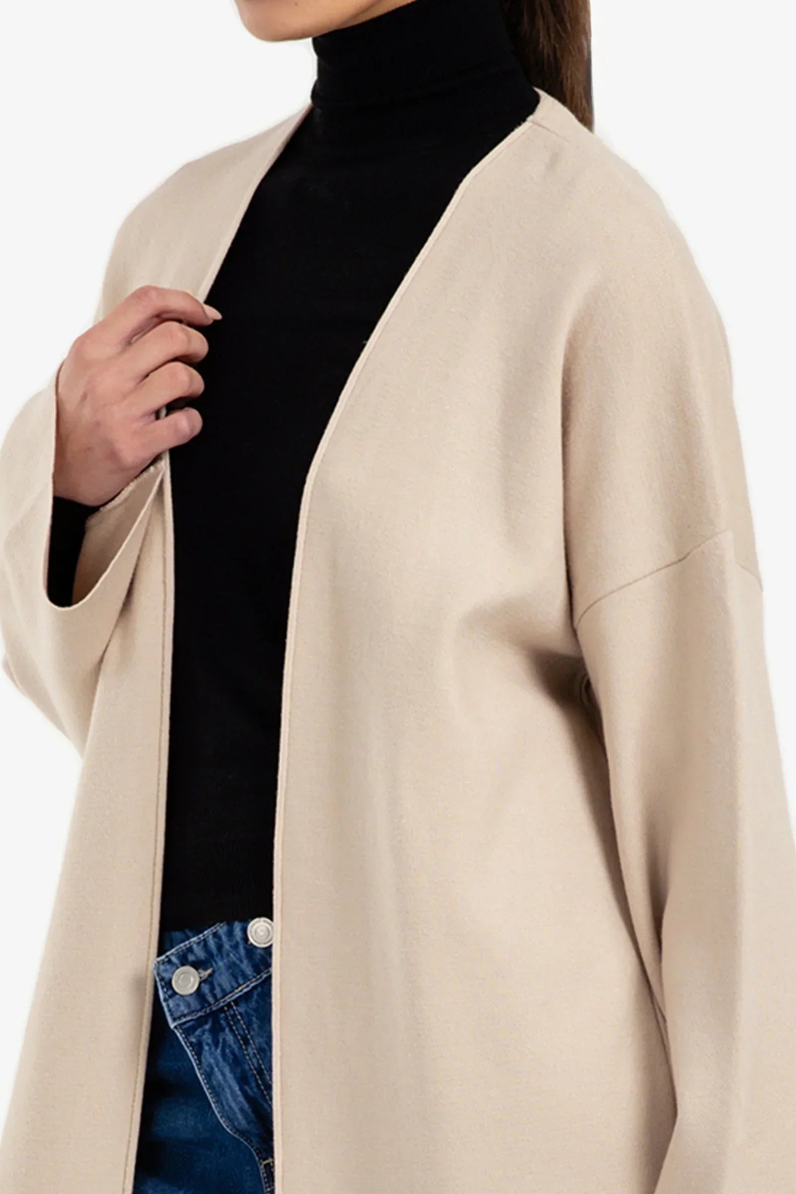 Clue - Knee Length Regular Cardigan 4