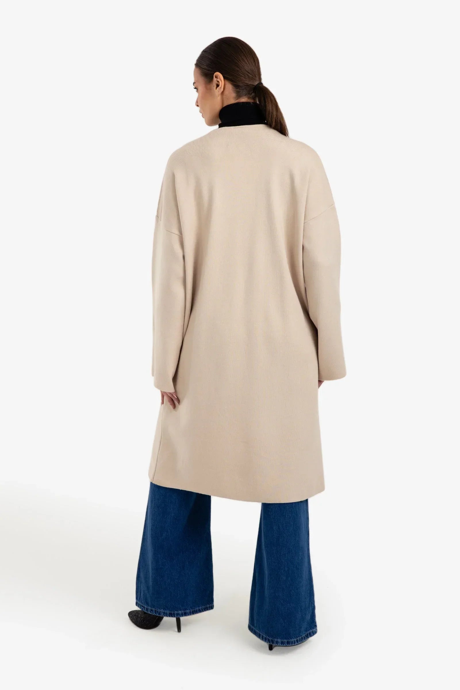 Clue - Knee Length Regular Cardigan 3