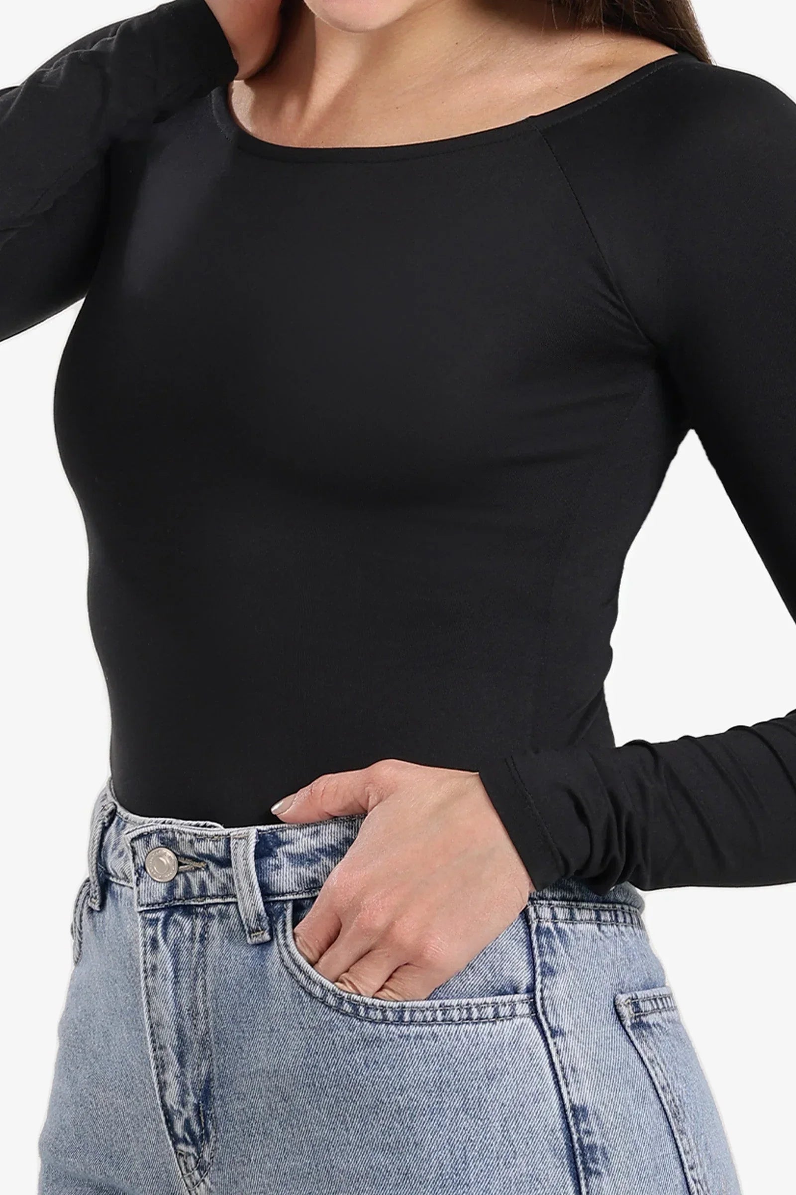 Clue - Bodysuit with Thumbhole Cuffs 4