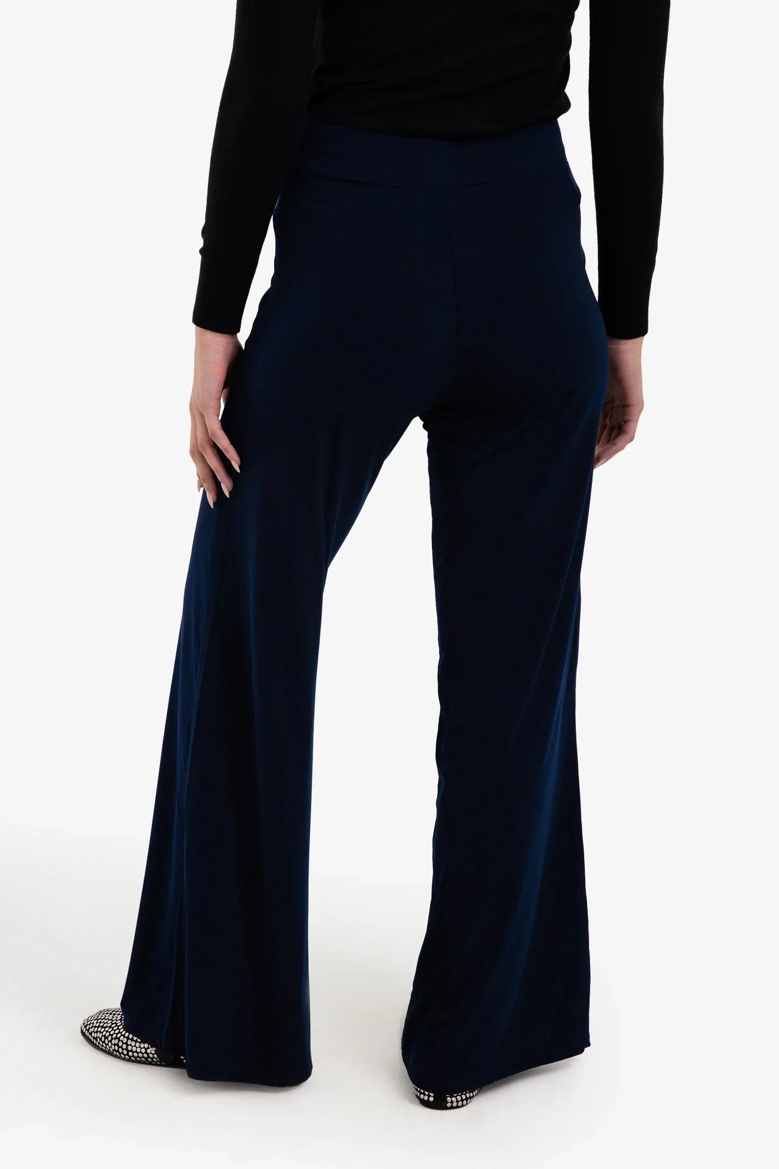 Clue - Elastic Waist Wide Leg Pants 10