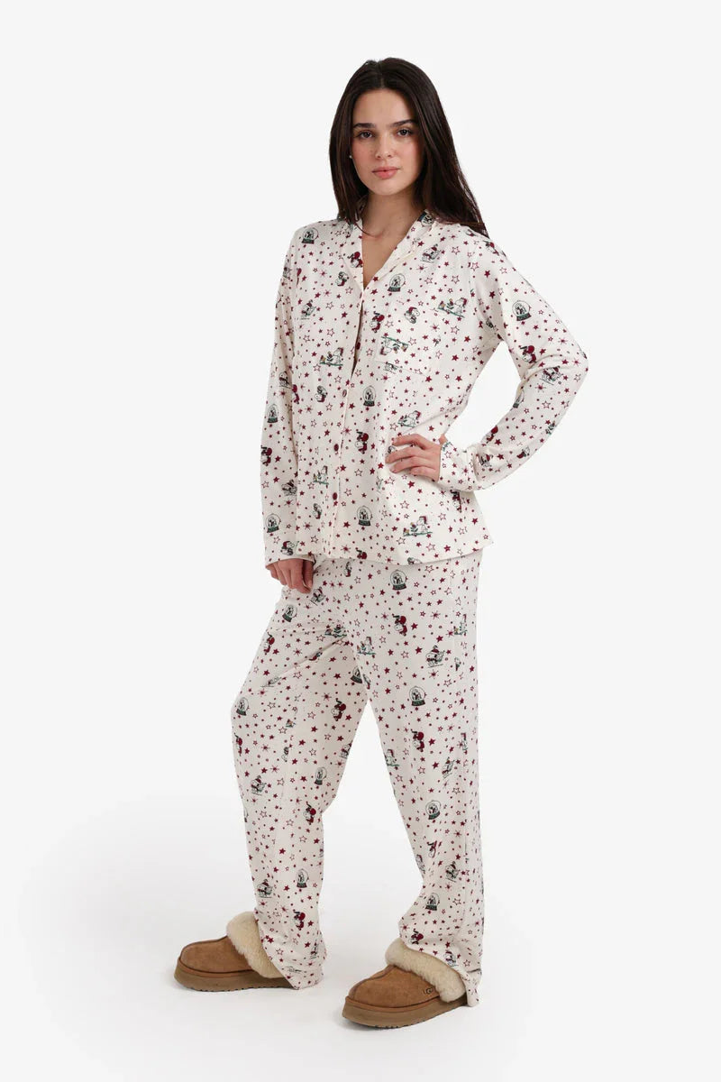Carina - Button-Down Printed Pyjama Set 3