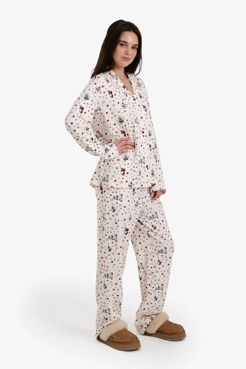 Carina - Button-Down Printed Pyjama Set 2