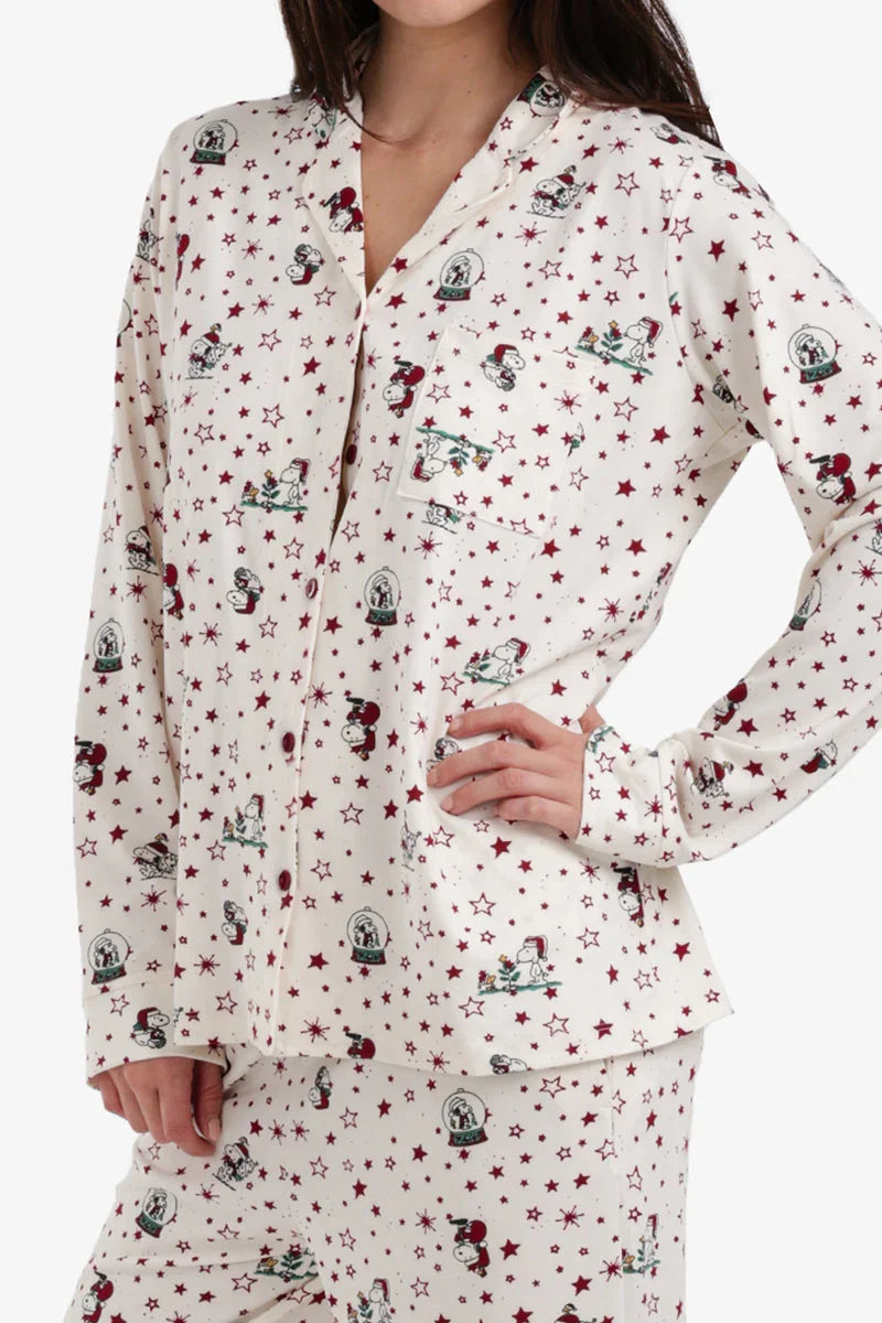 Carina - Button-Down Printed Pyjama Set 5