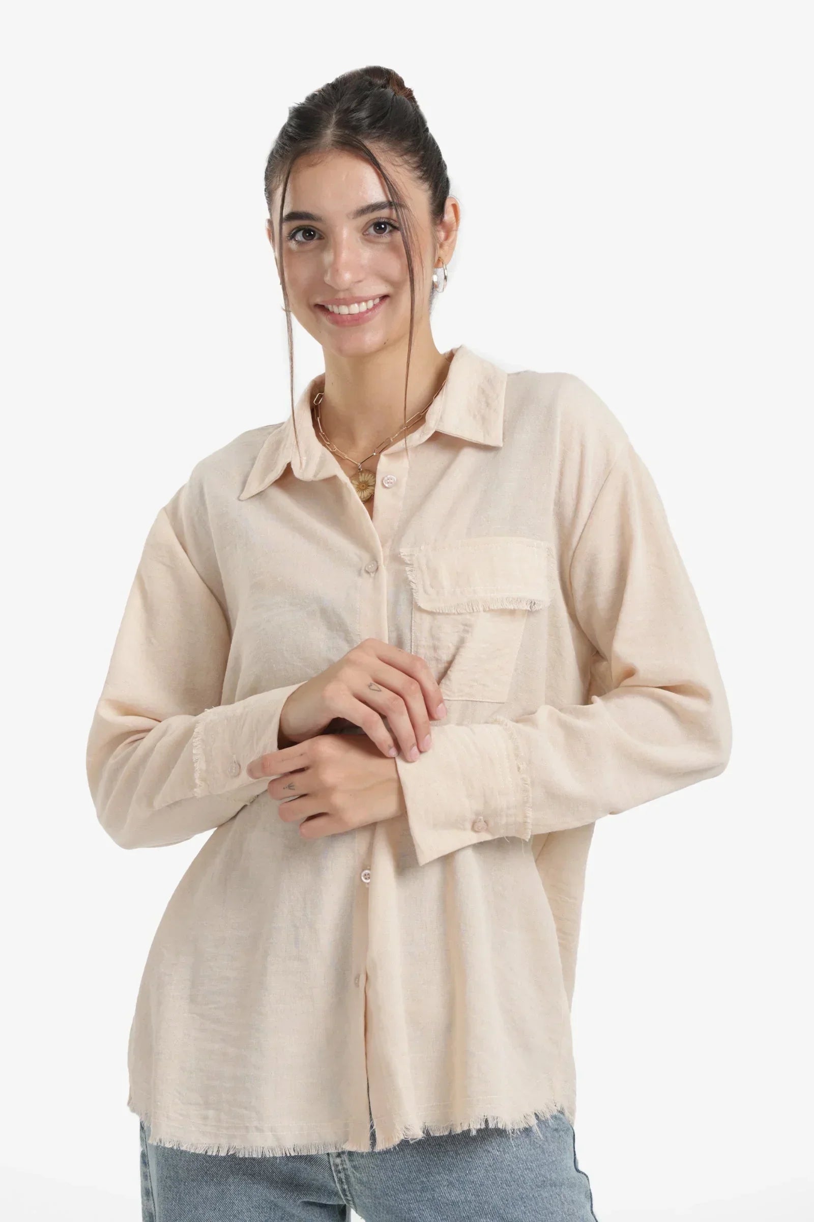 Clue - Relaxed Fit Voile Shirt 1