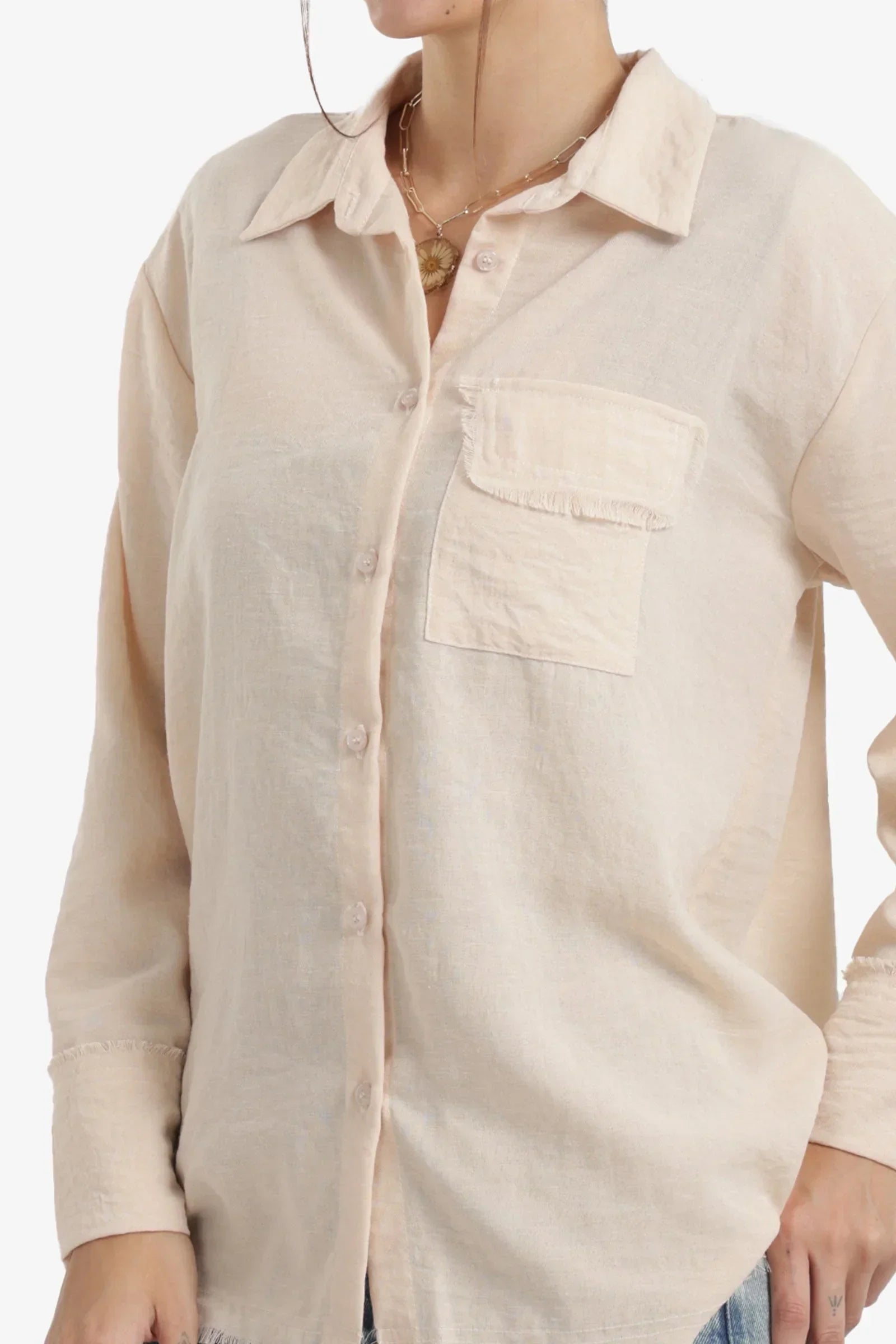 Clue - Relaxed Fit Voile Shirt 4