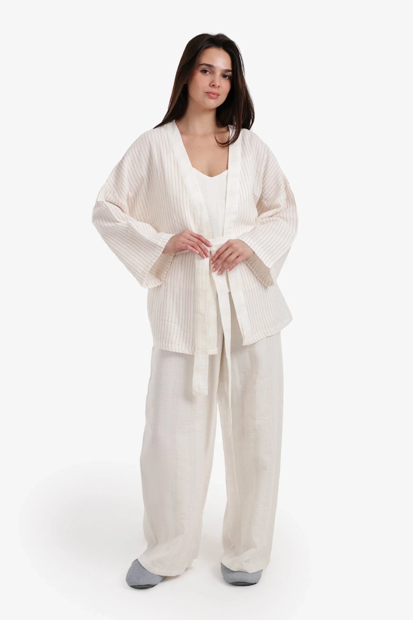 Carina - 3-Pieces Striped Pyjama set 1