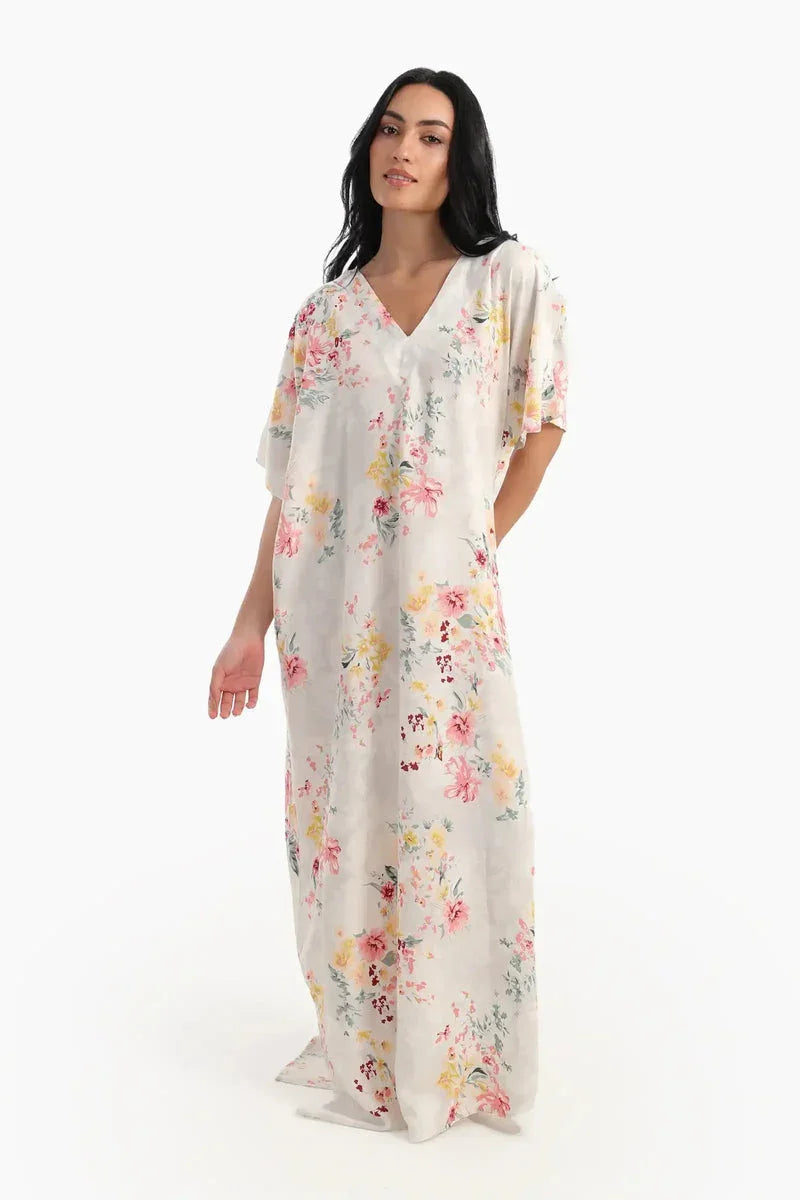 Carina - Floral Printed Nightgown 1