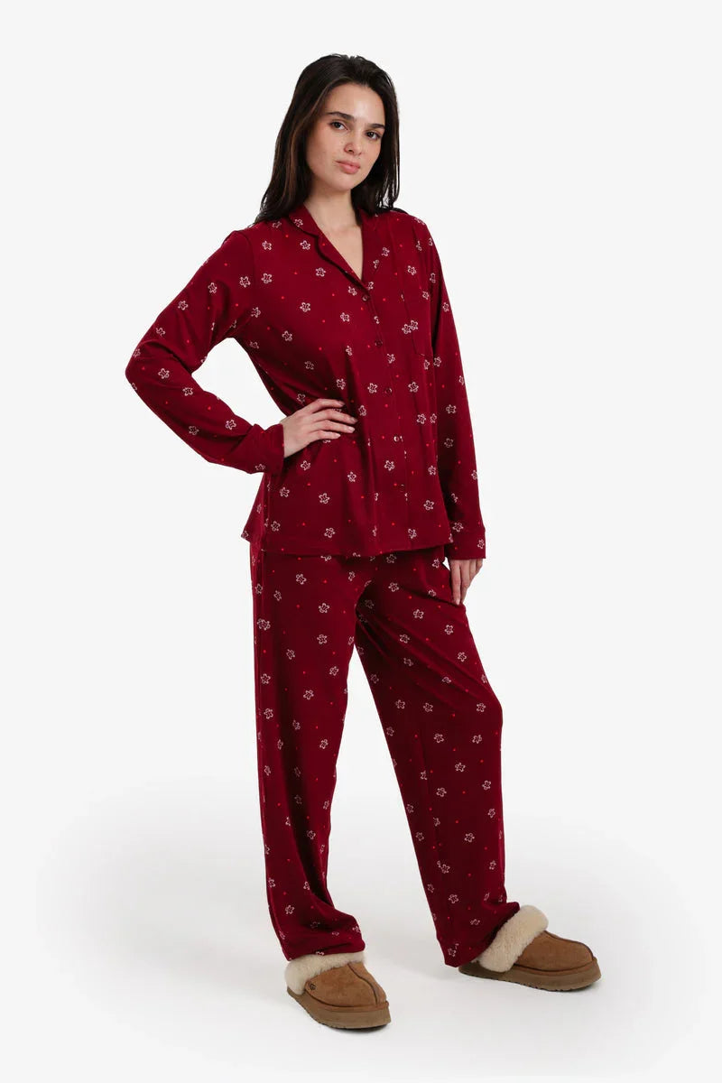 Carina - Button-Up Printed Pyjama 3