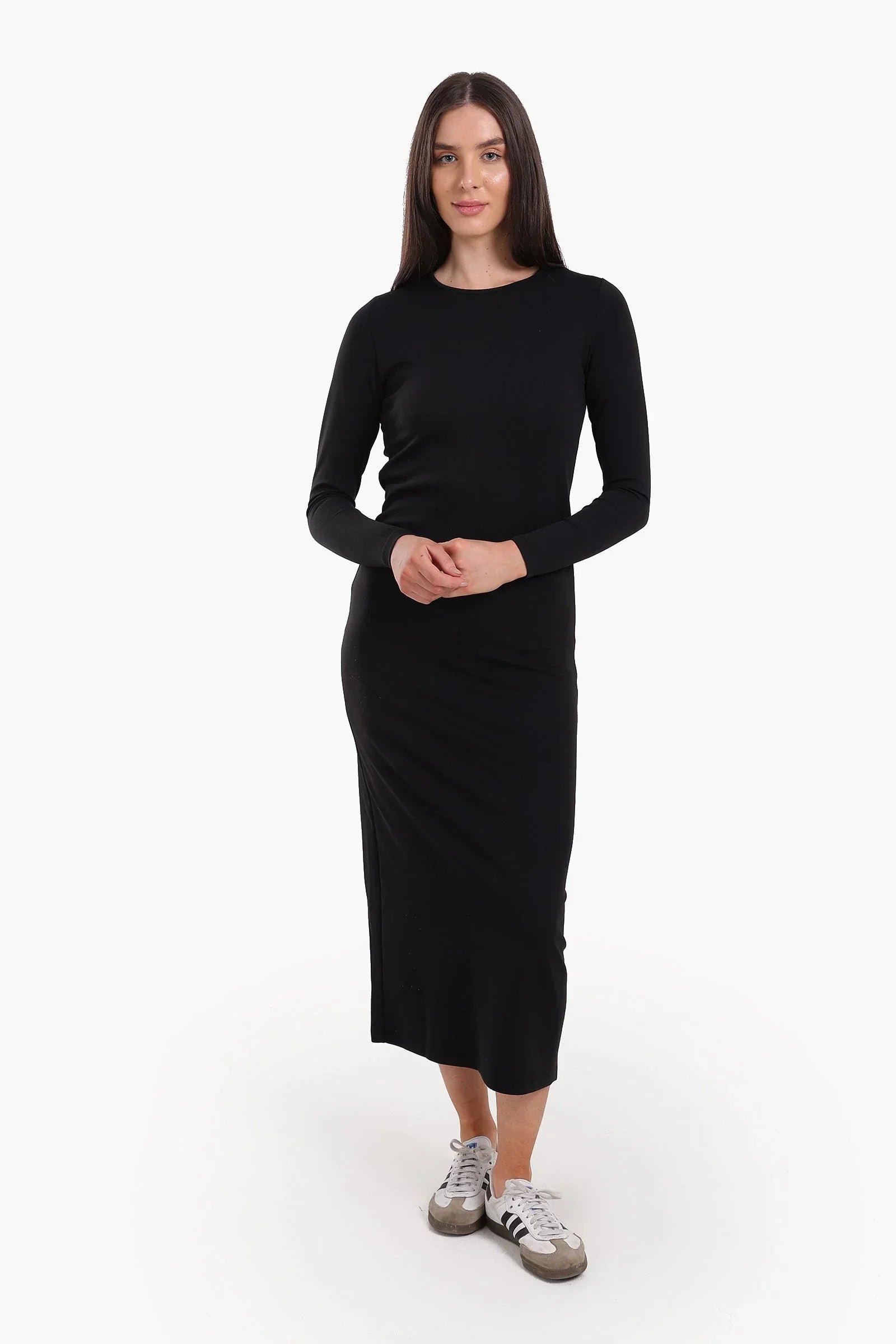 Clue - Chic Slim Fit Midi Dress 1