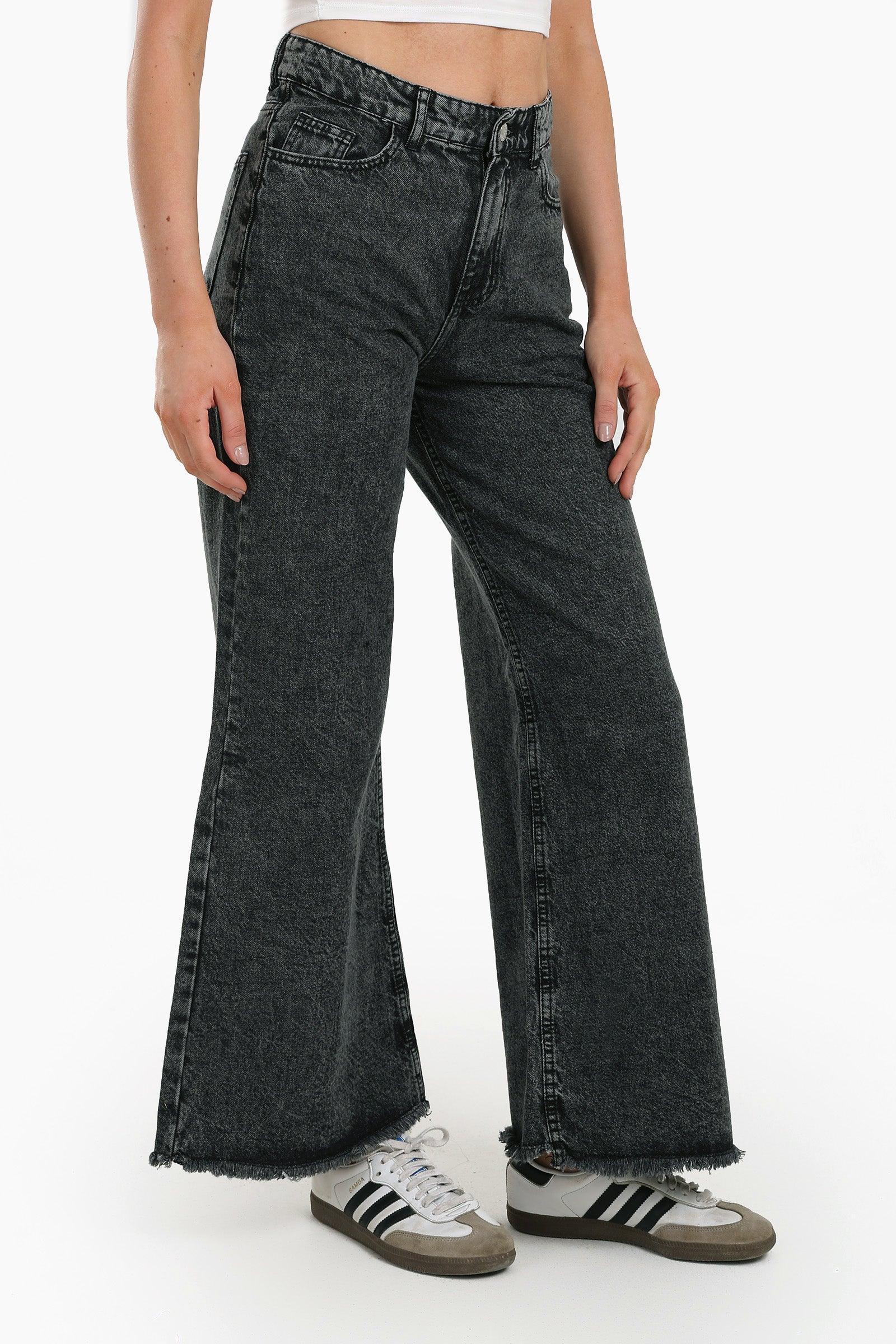 Clue - Grey Zip Fly Jeans 2