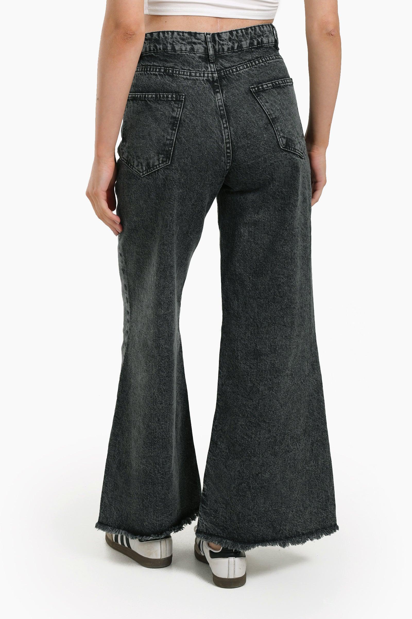 Clue - Grey Zip Fly Jeans 3