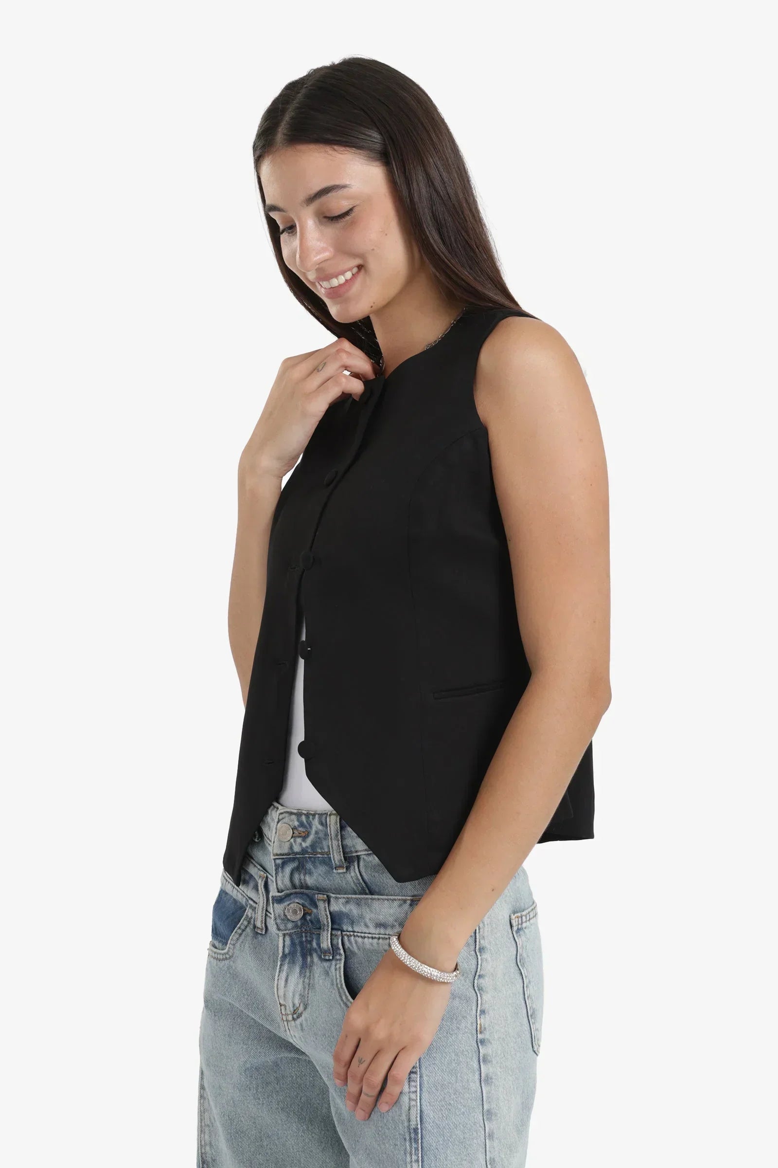 Clue - Asymmetric Voile Vest 2