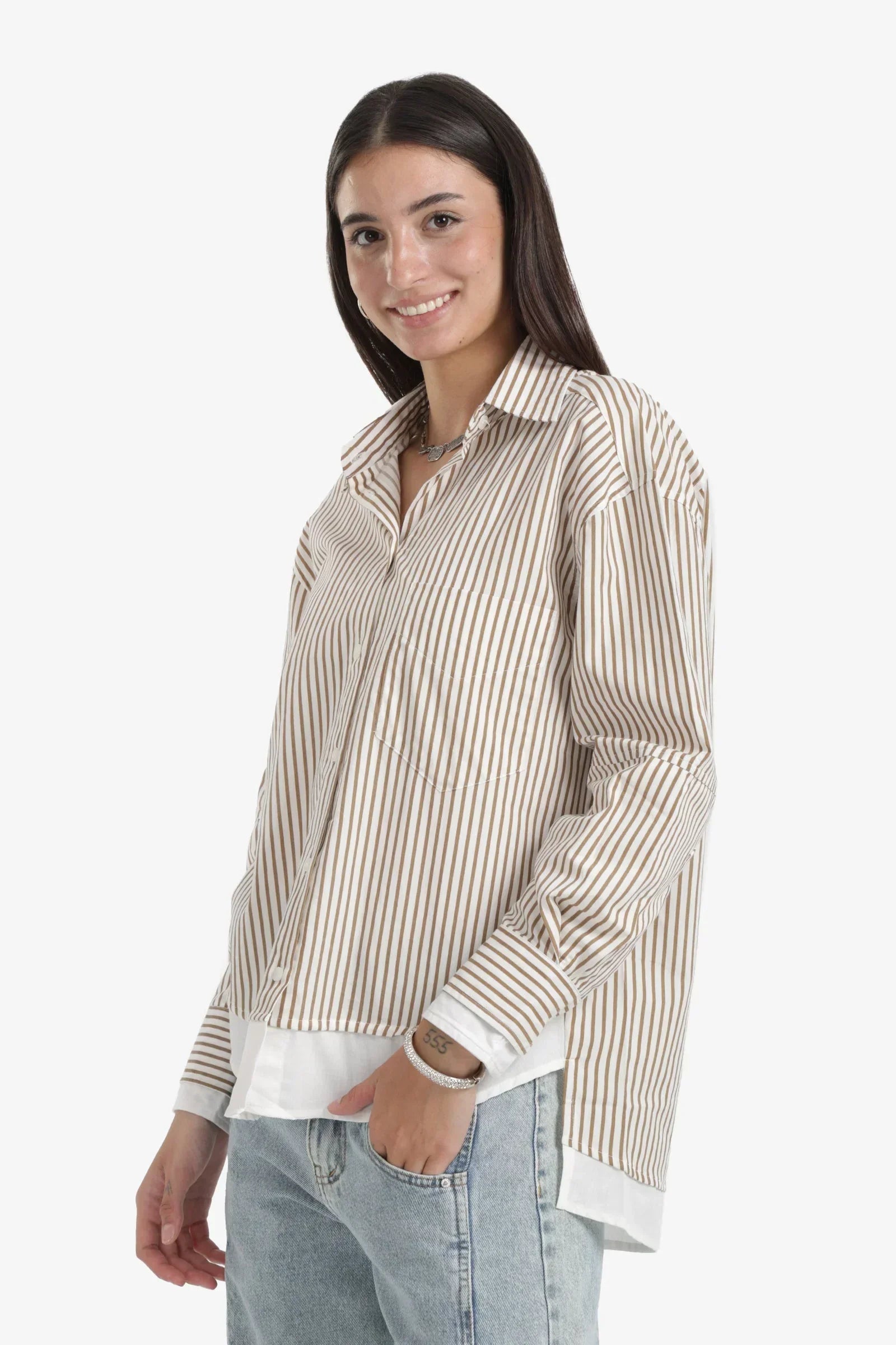 Clue - High-Low Relaxed Shirt 2