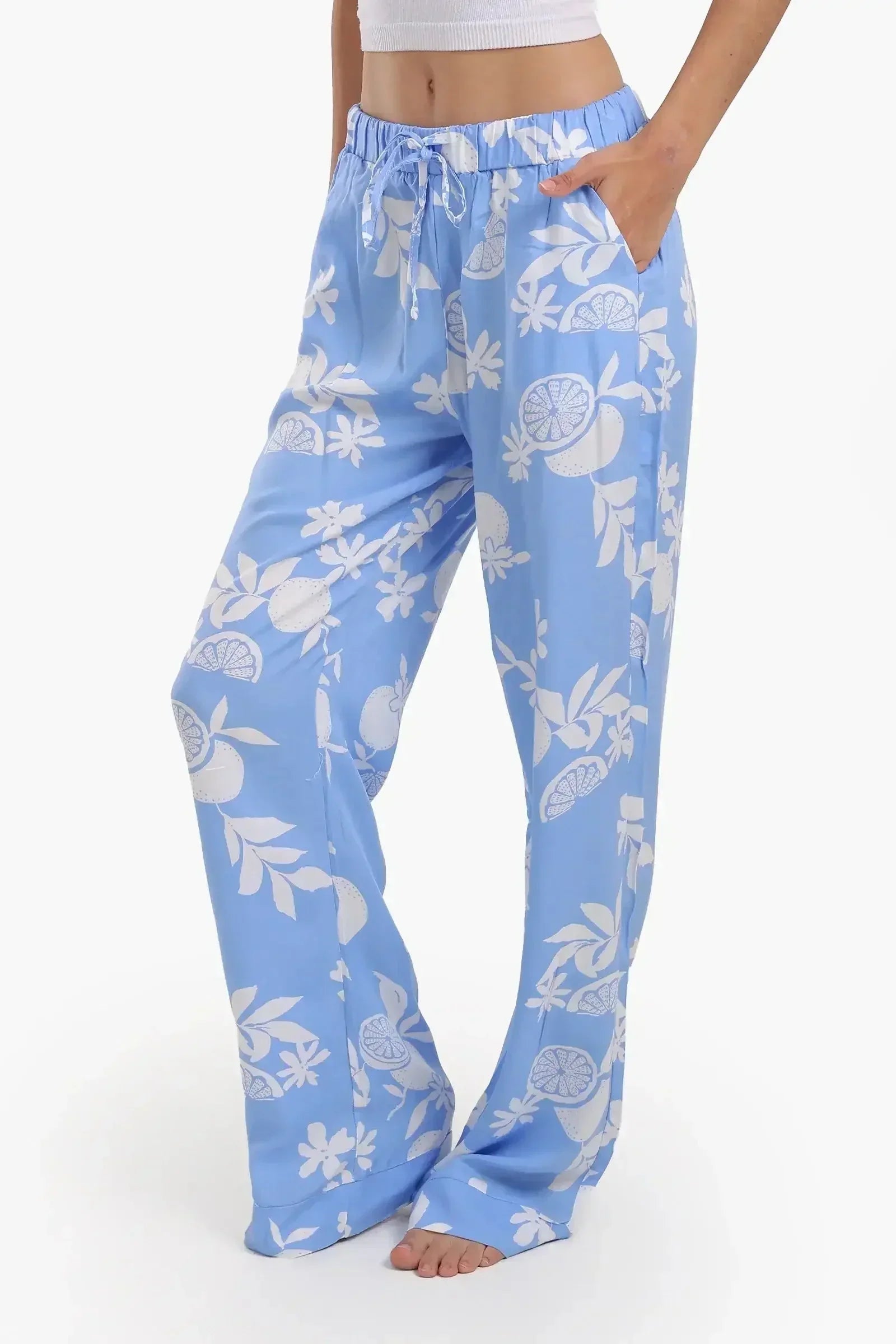 Carina - Viscose Printed Pyjama Pants 1