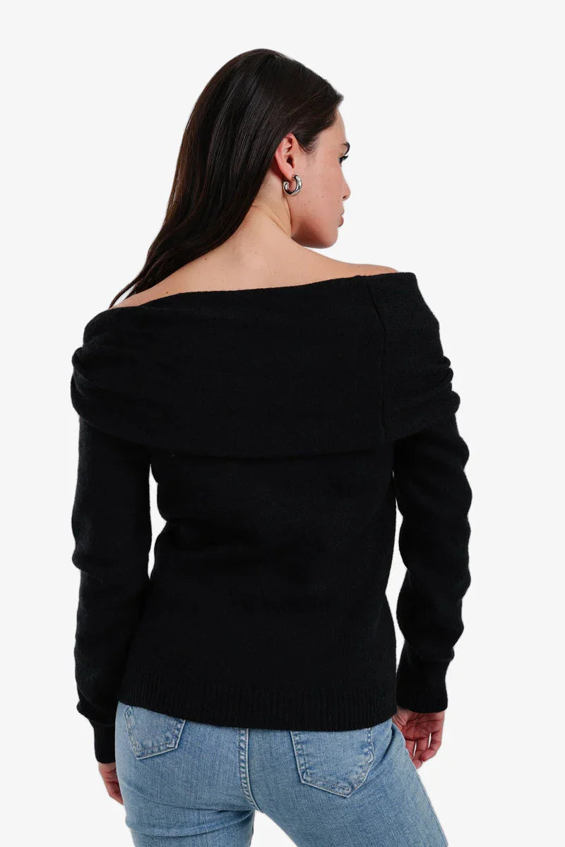 Carina - Classic Cowl Neck Pullover 4