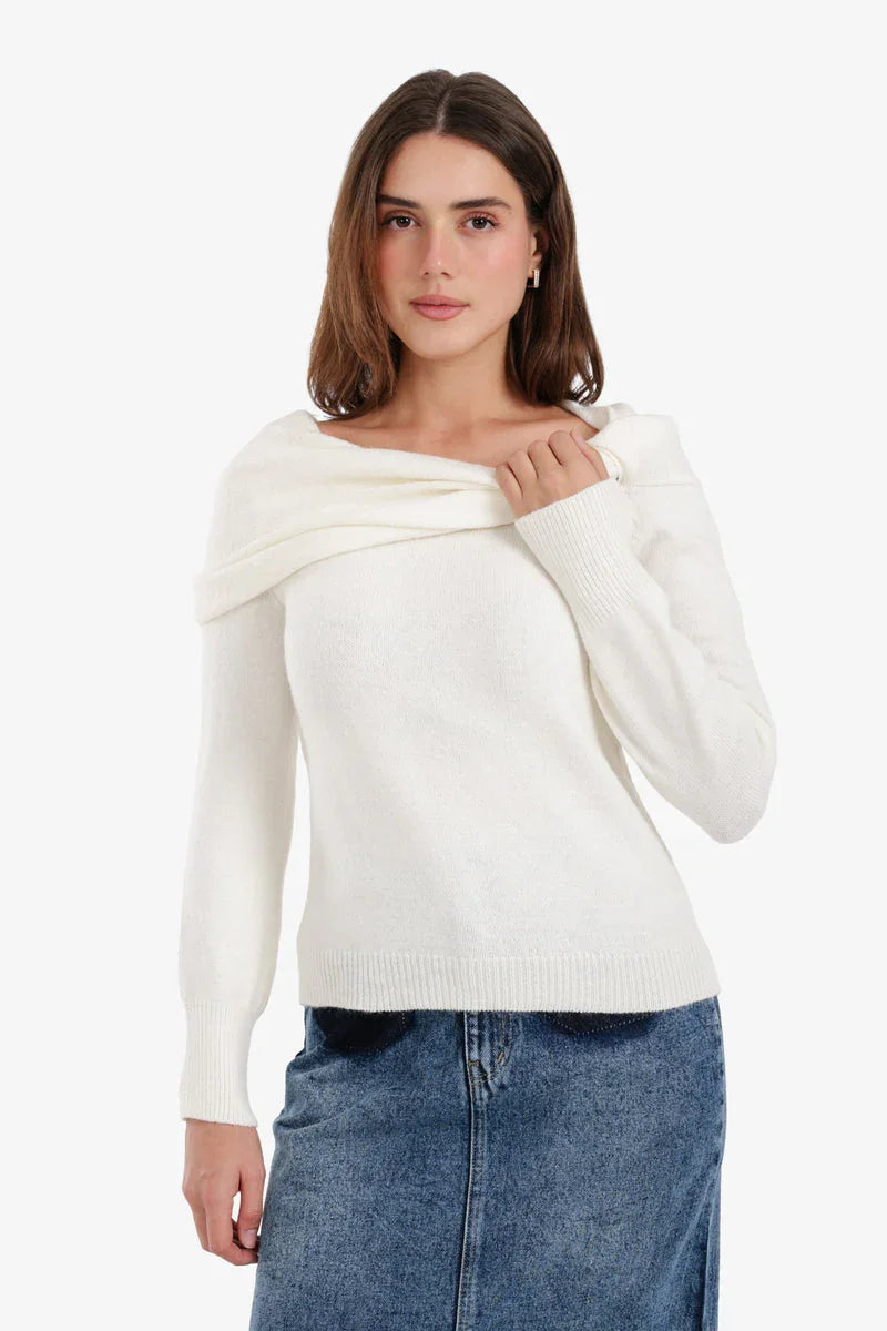 Carina - Classic Cowl Neck Pullover 6