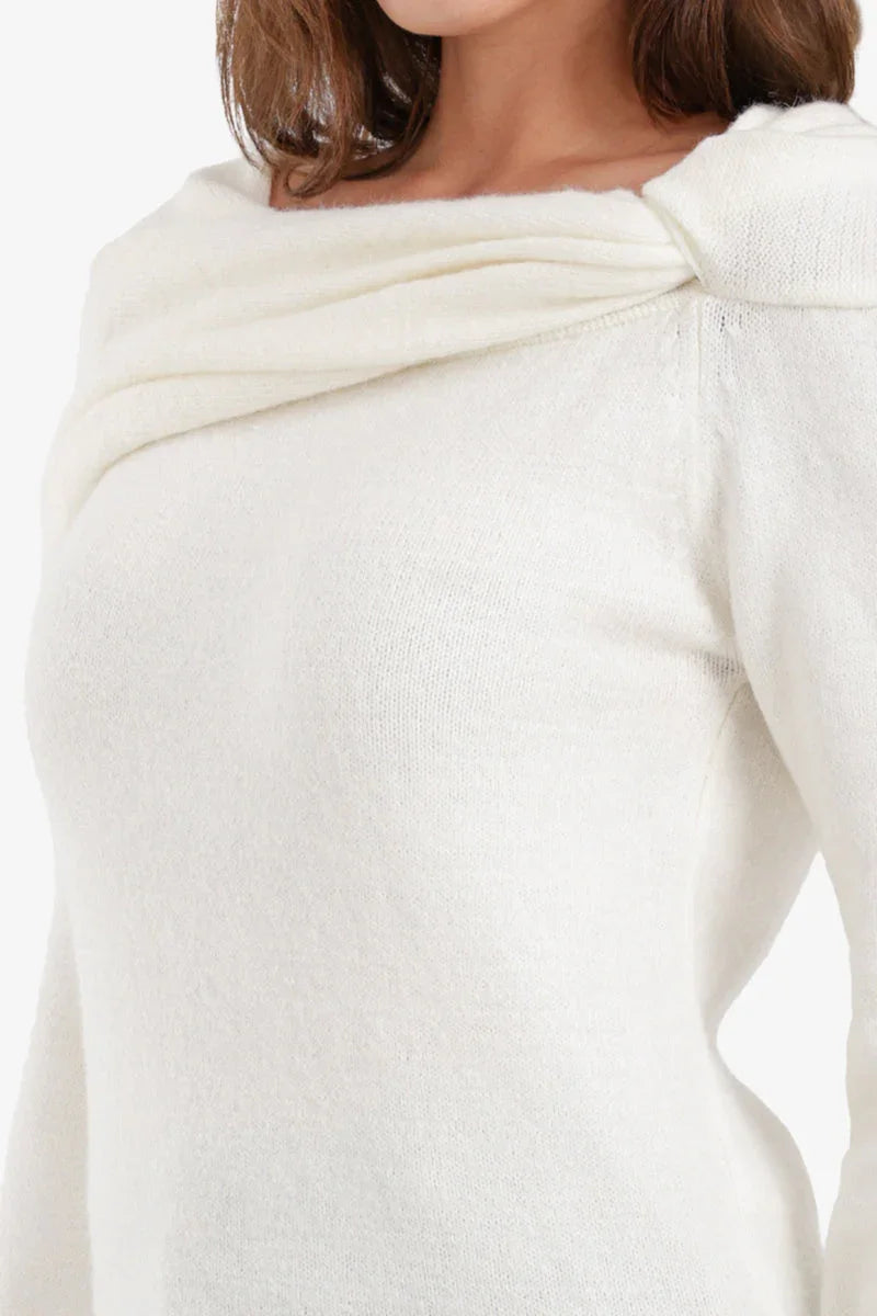 Carina - Classic Cowl Neck Pullover 10