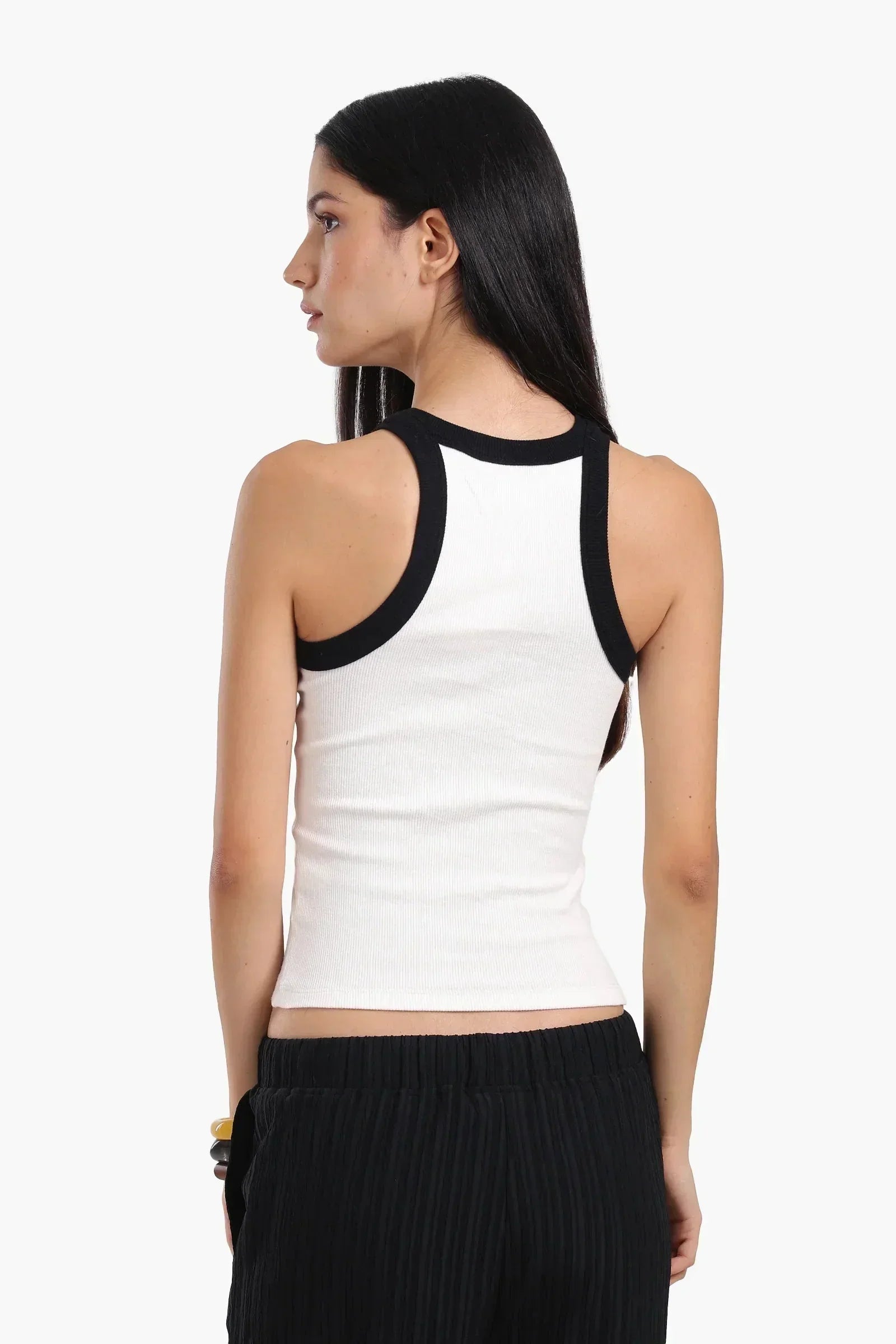 Carina - Soft Rib Racer Top 7