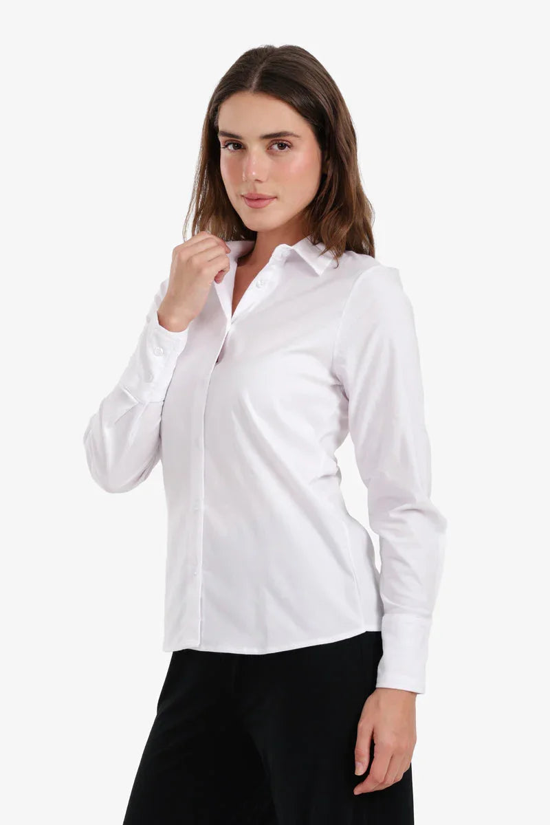 Carina - Turned-Down Collar Shirt 7
