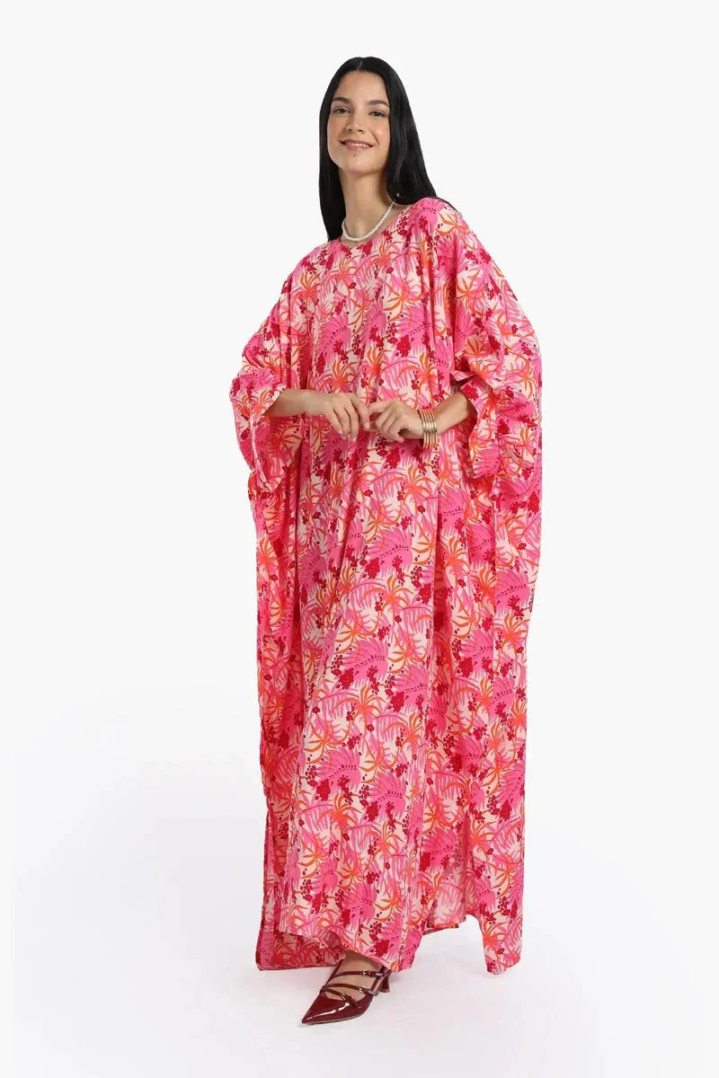 Carina - Printed Viscose Abaya 2