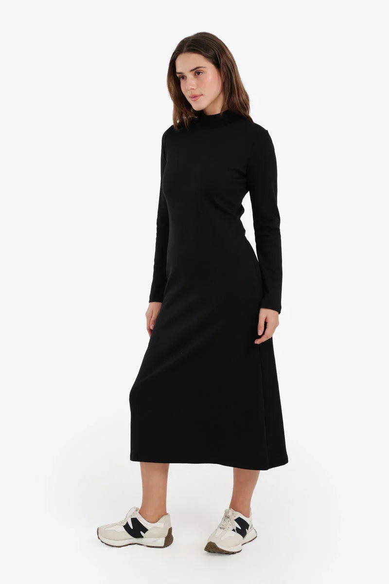 Carina - Mock Neck Midi Dress 3