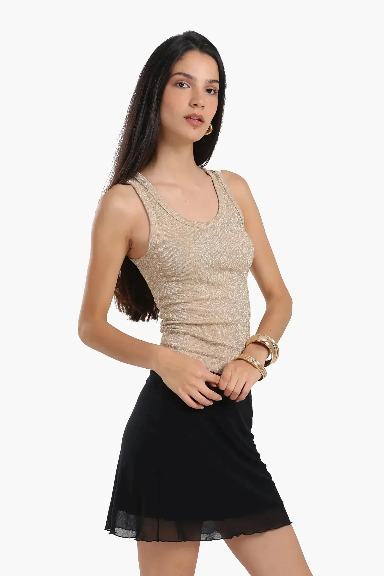 Carina - Sleeveless Round Neck Top 2