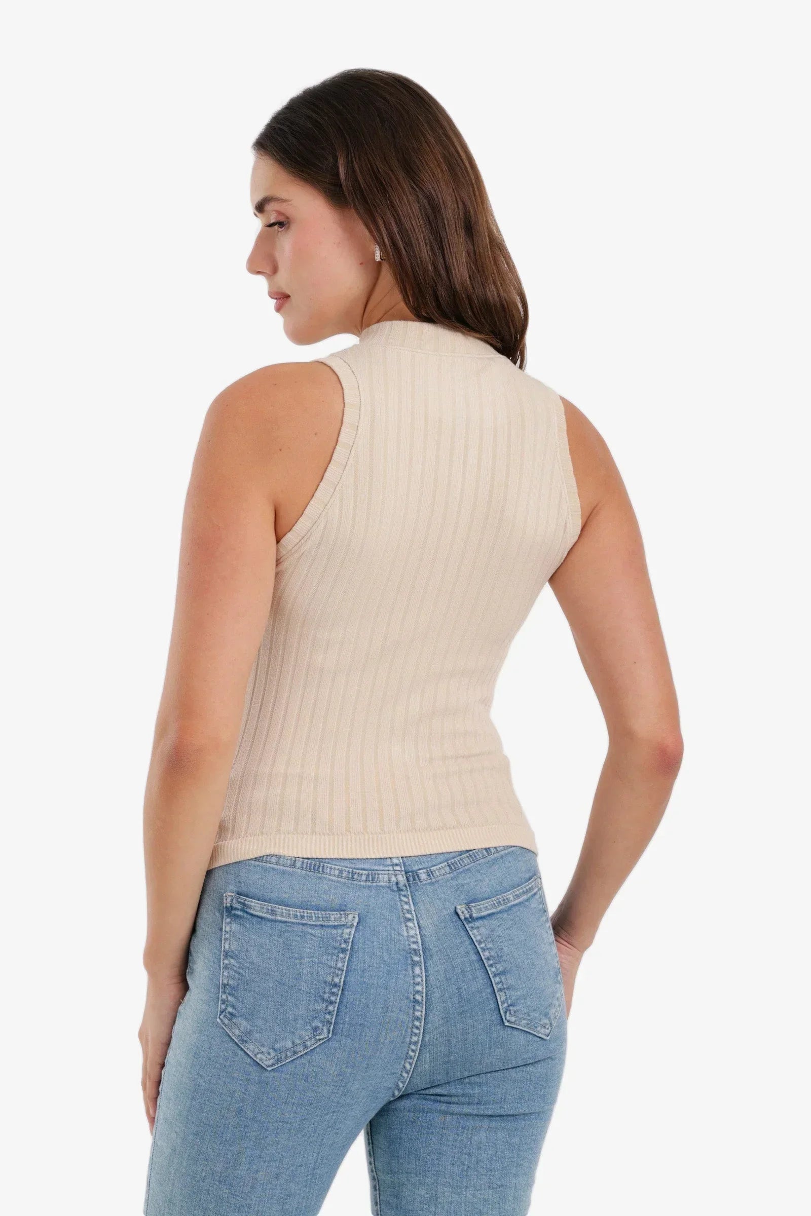 Carina - Ribbed Zip-Up Top 3