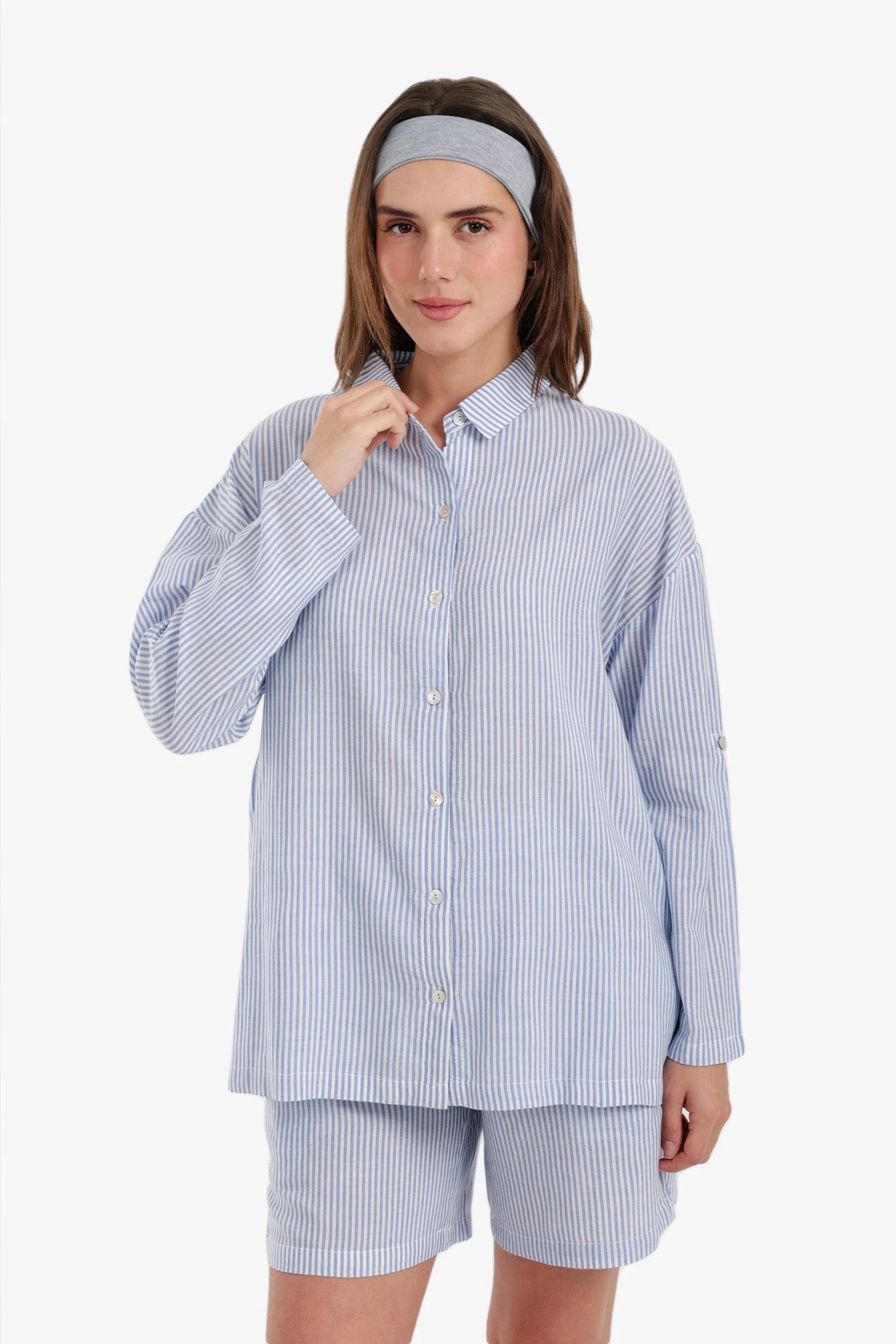 Carina - Striped Pyjama Set 1