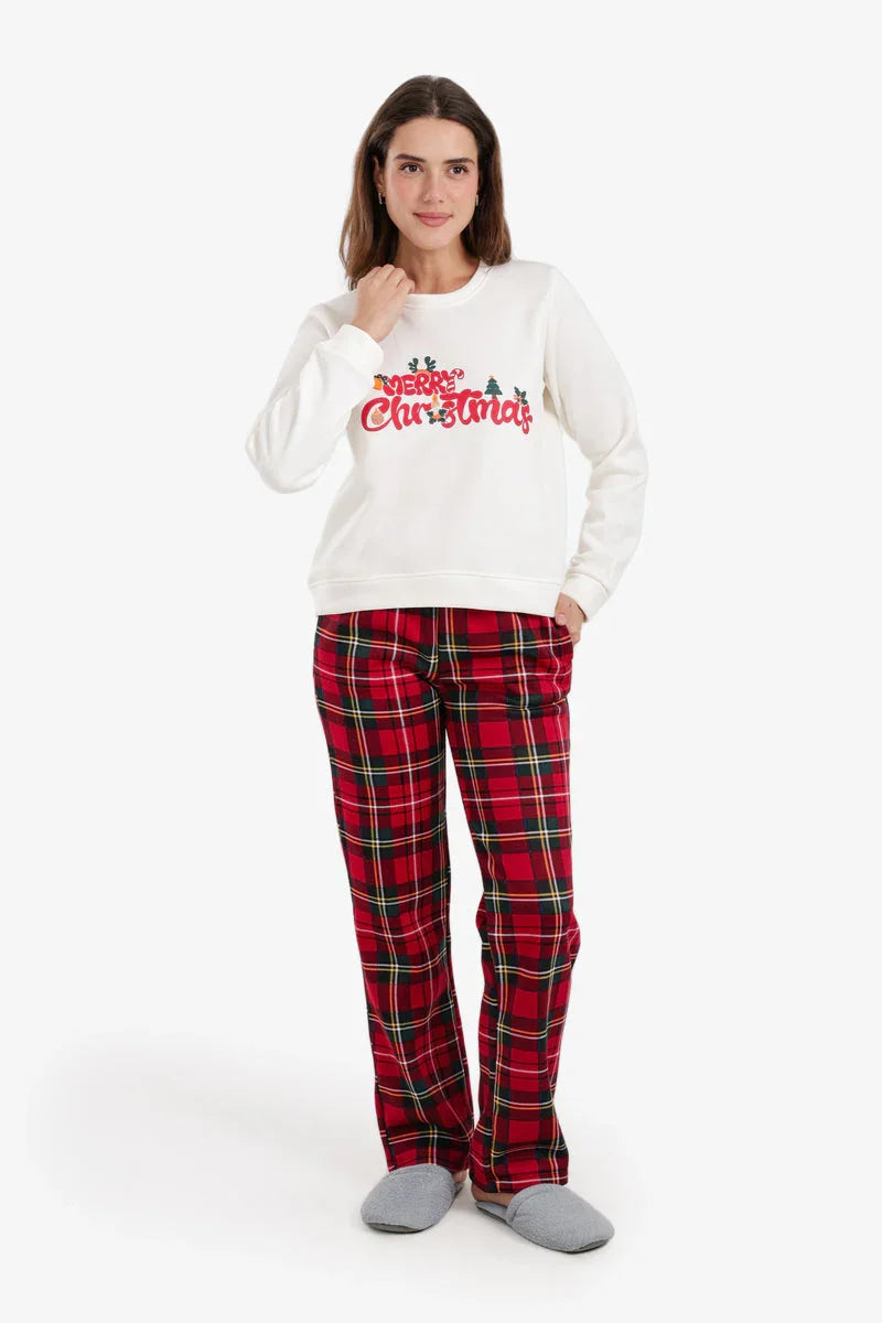 Carina - Christmas Plaid Pyjama Set 1