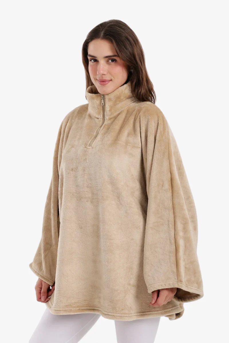 Carina - Velvet Poncho Wearable Blanket 18