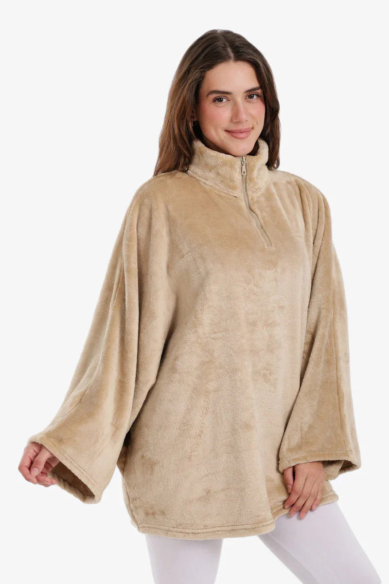 Carina - Velvet Poncho Wearable Blanket 17
