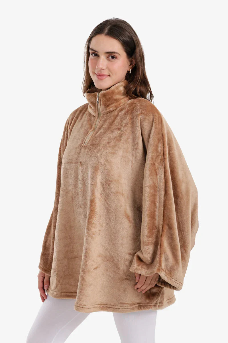 Carina - Velvet Poncho Wearable Blanket 22