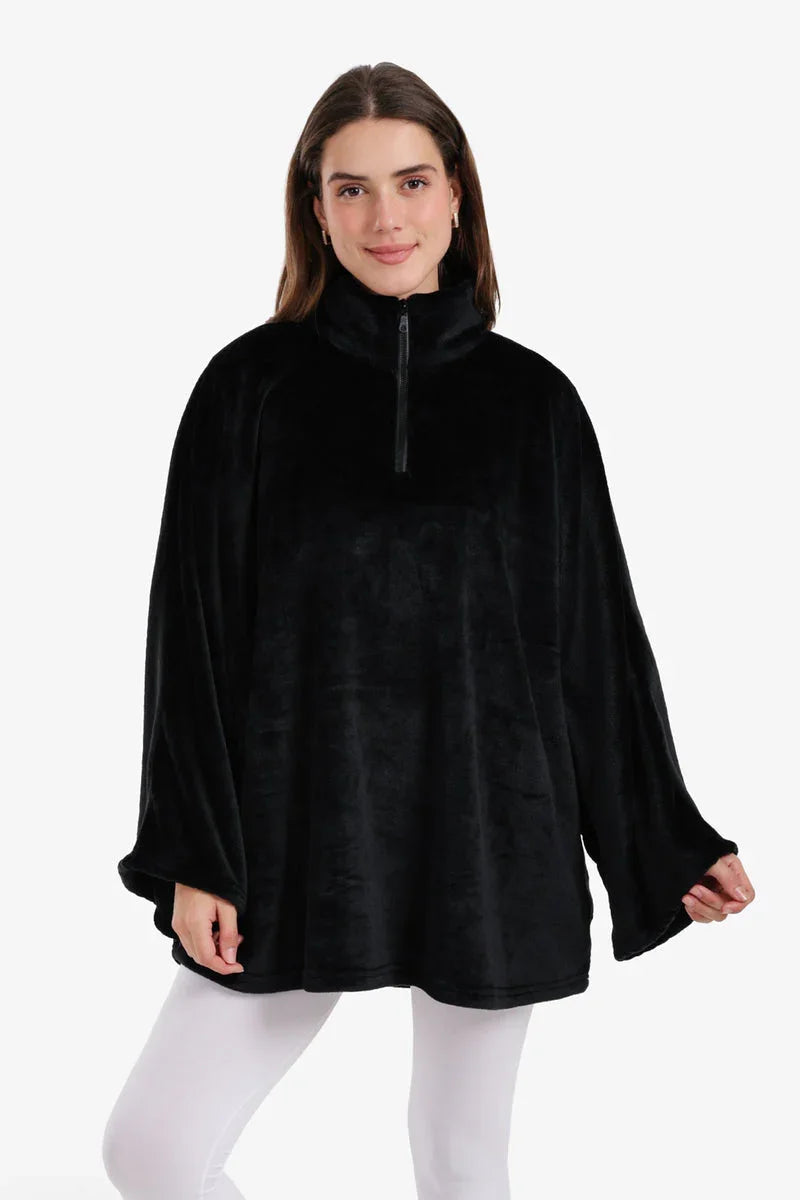 Carina - Velvet Poncho Wearable Blanket 1