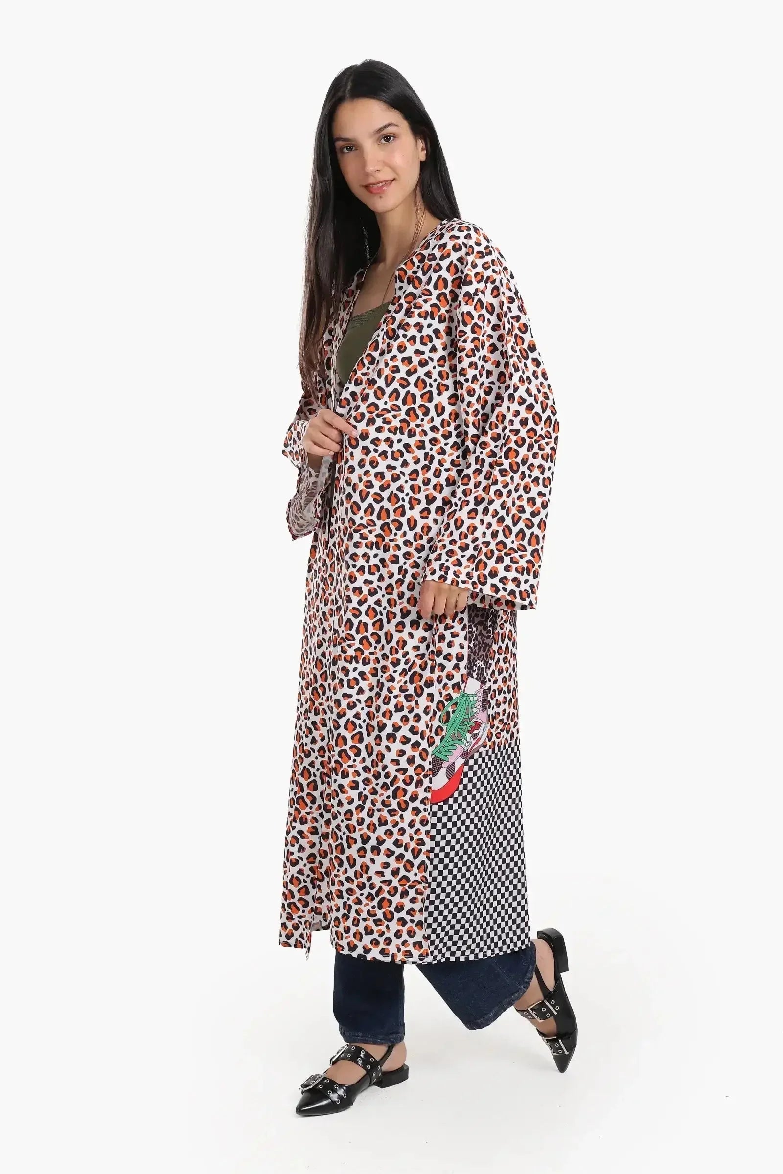 Carina - Artistic Multi Pattern Kimono 3