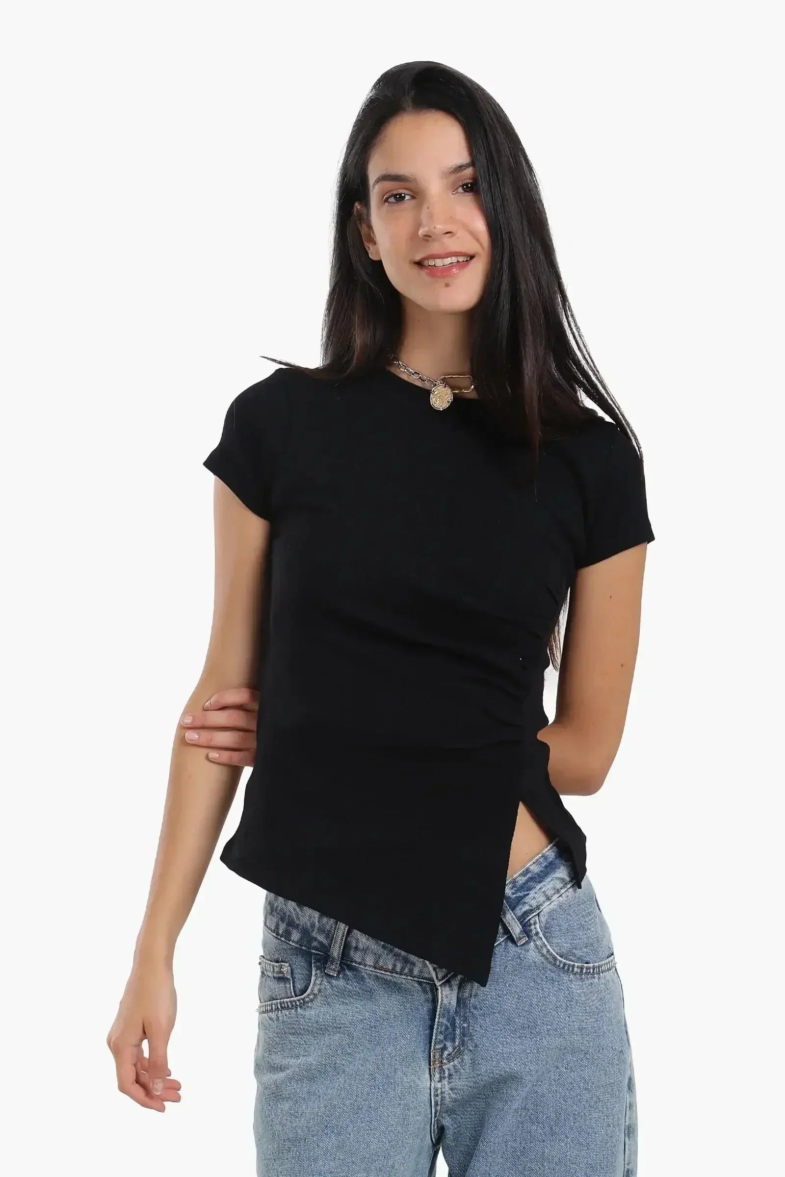 Carina - Unique Asymmetrical Hem Top 3