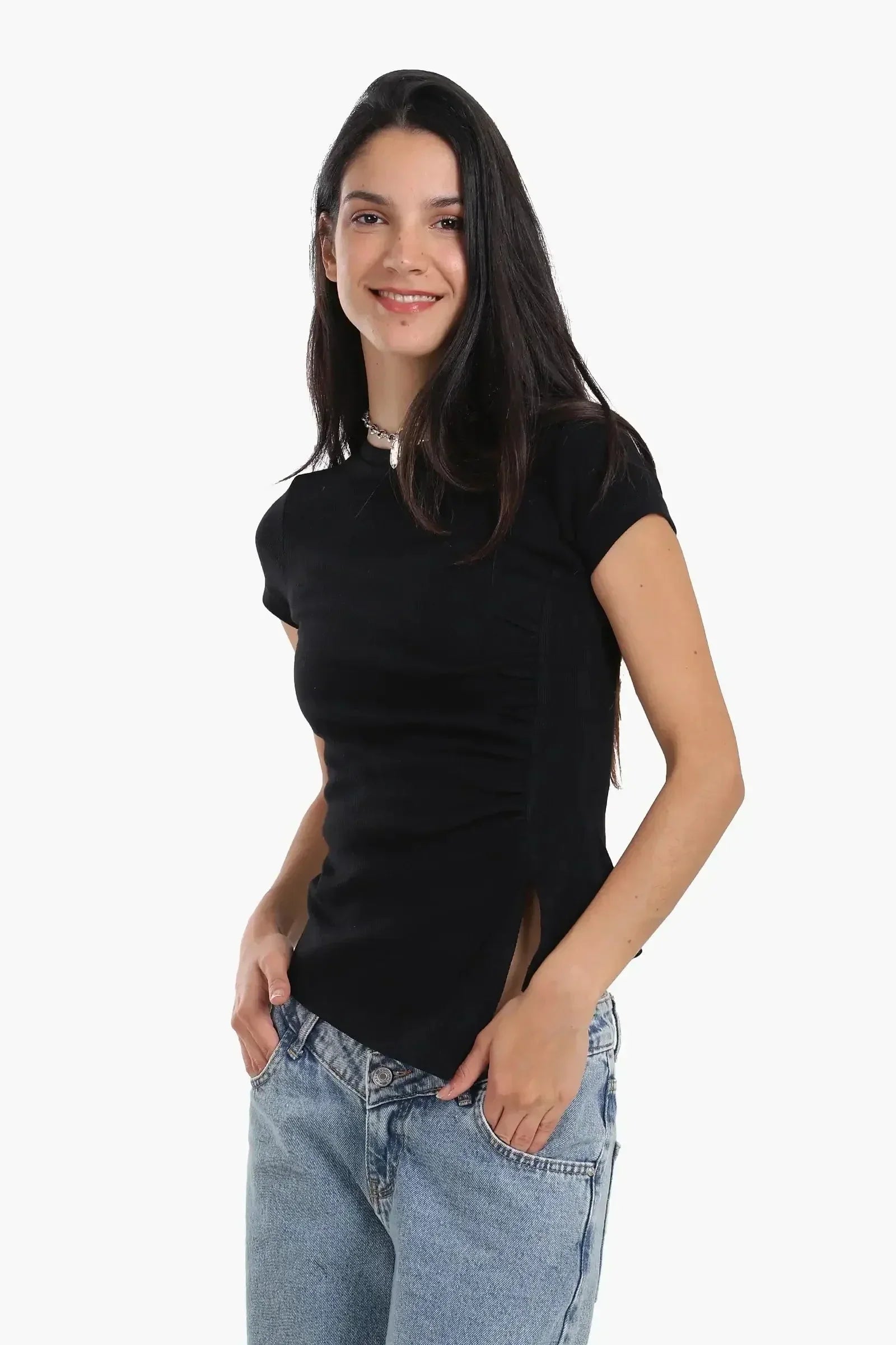 Carina - Unique Asymmetrical Hem Top 1