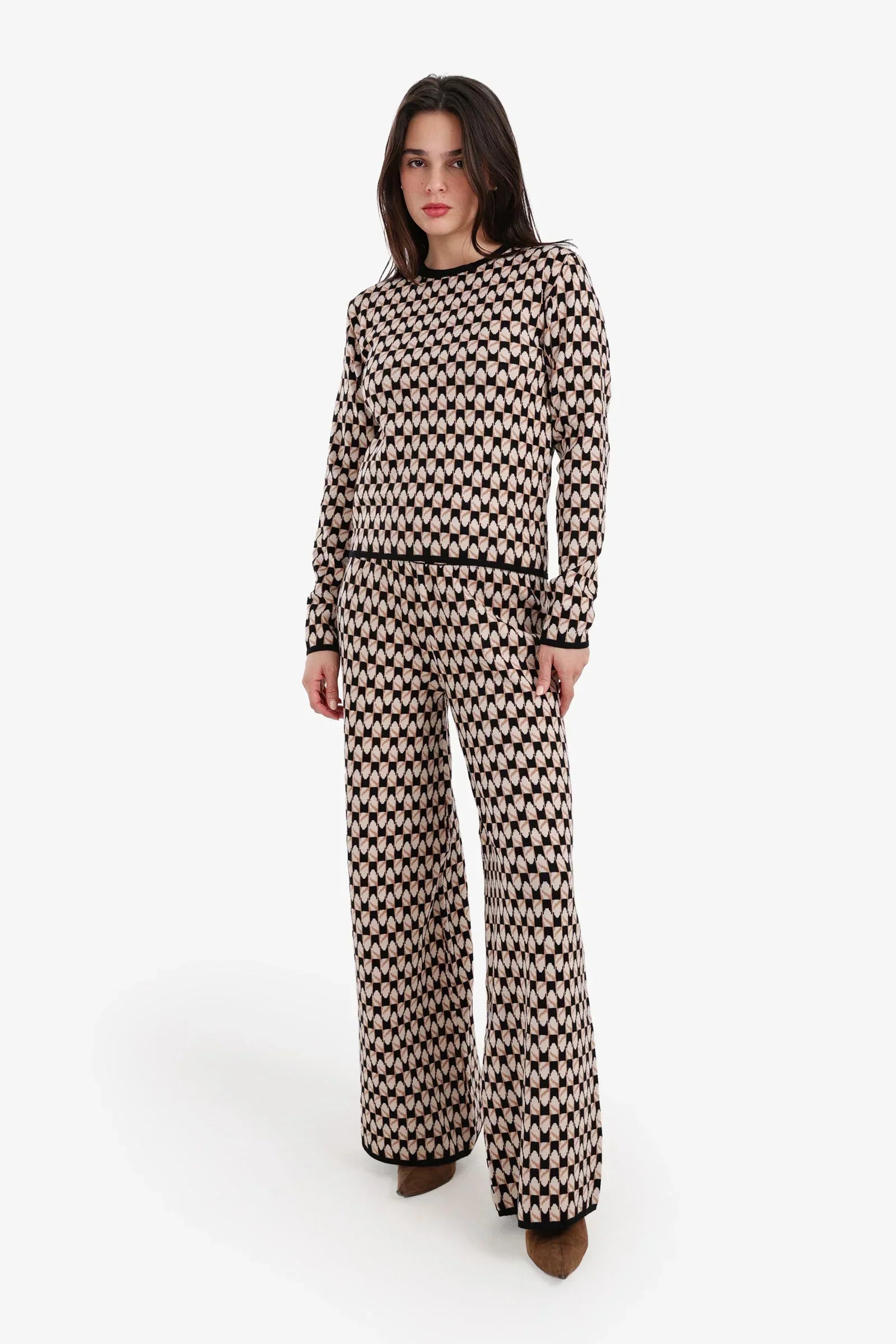 Carina - Self Pattern Lounge Pants 6