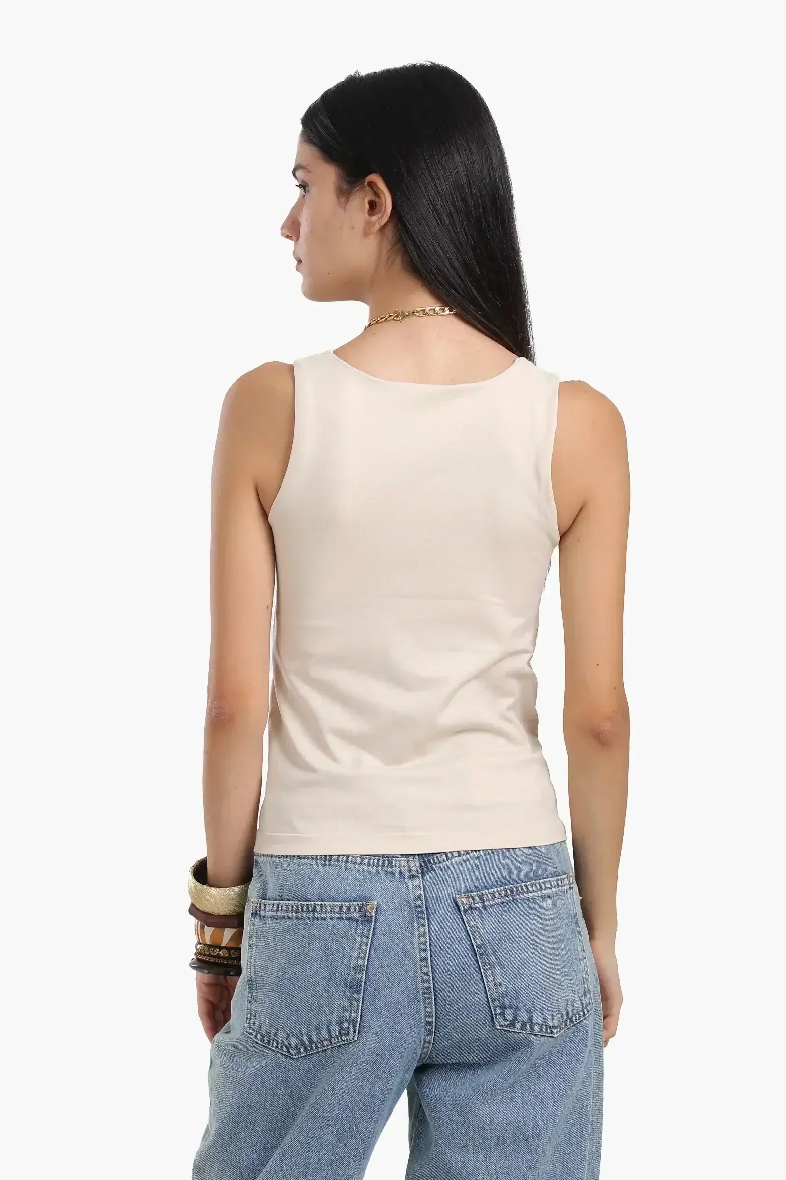Carina - Microfiber Square Neck Top 3