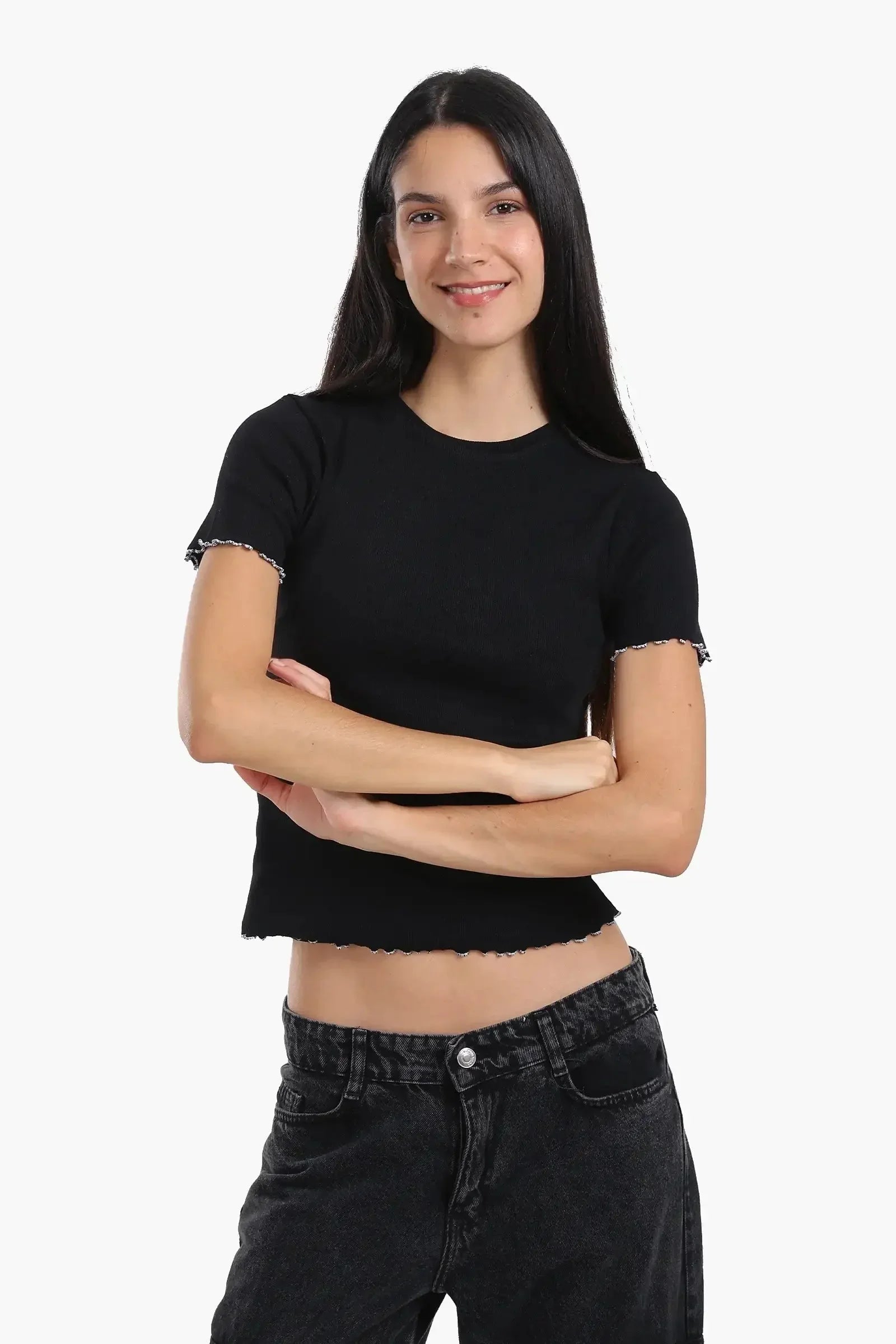 Carina - Top with Colored Edges 21