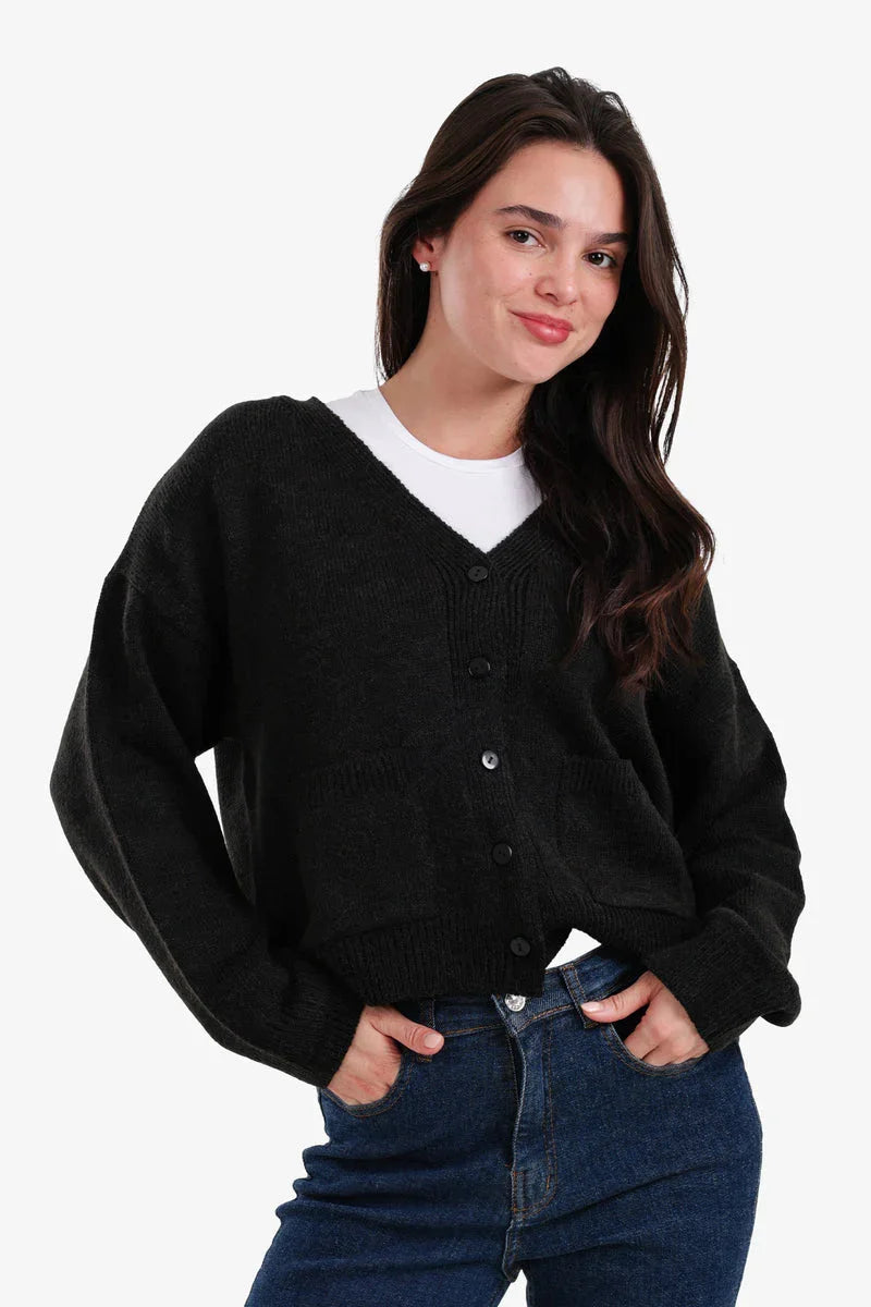Carina - Classic Button-Down Cardigan 1