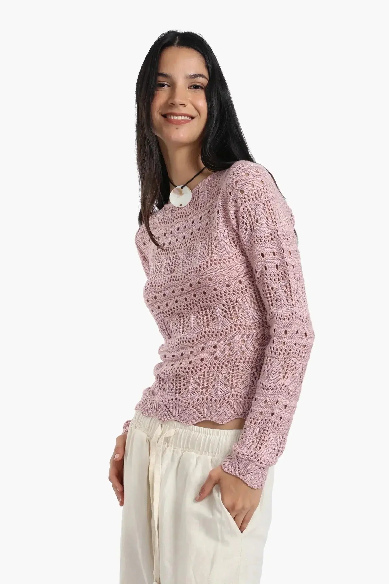 Carina - Knitted Long Sleeves Top 3